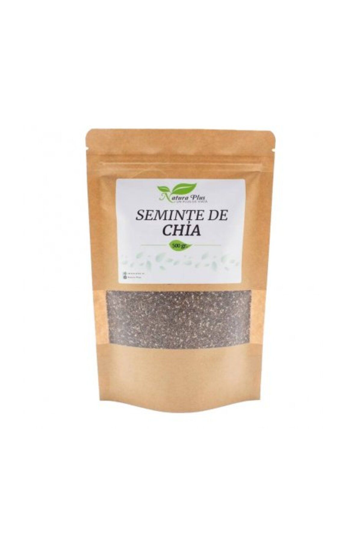 Natura Plus Seminte De Chia, 500g, Natura Plus - One Size