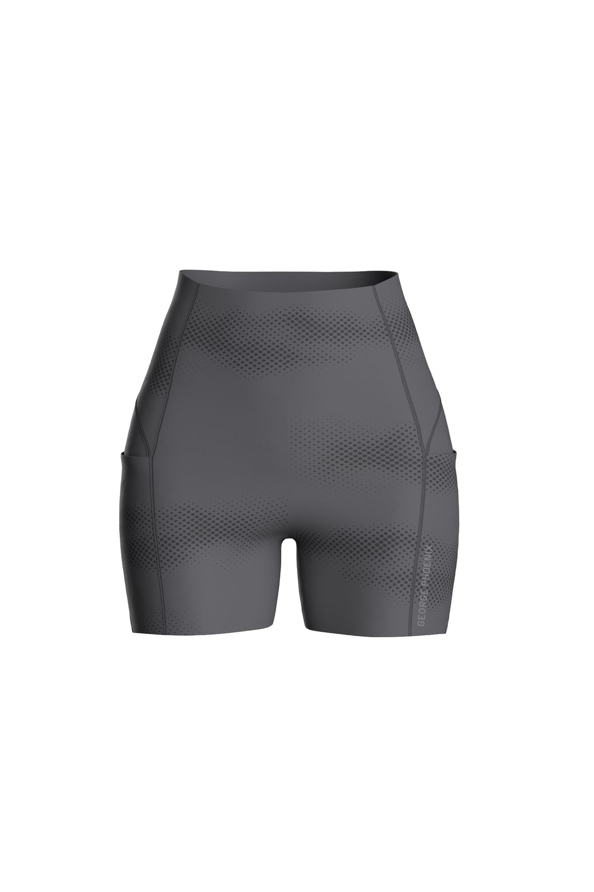 George Phoenix Aero Motion Premium - Pantaloni Scurți Cu Model Afumat Cu Talie Înaltă Push-up Tights Femeie - L