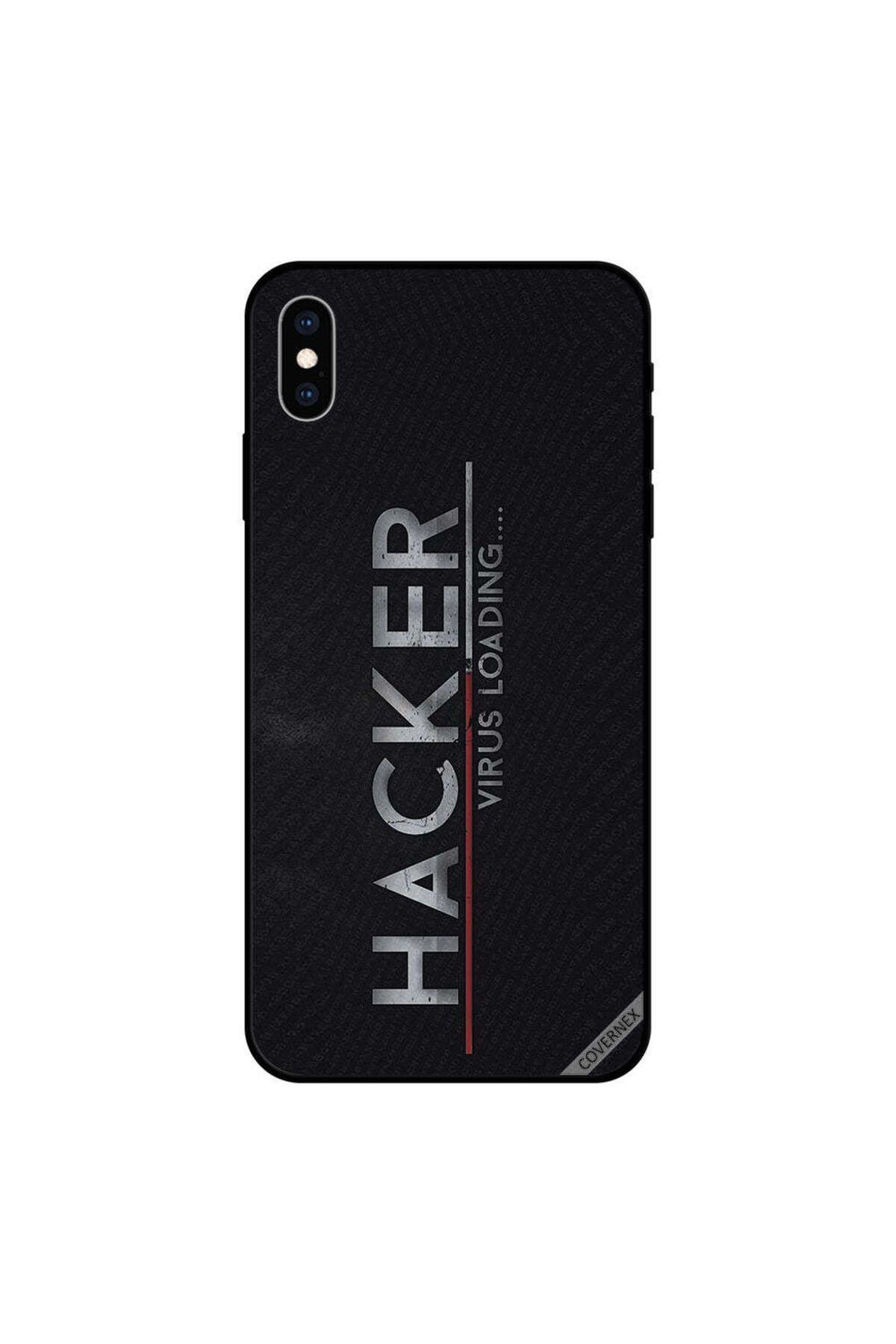 Covernex-iPhone XS MAX Case Cover Hacker Virus Loading 1