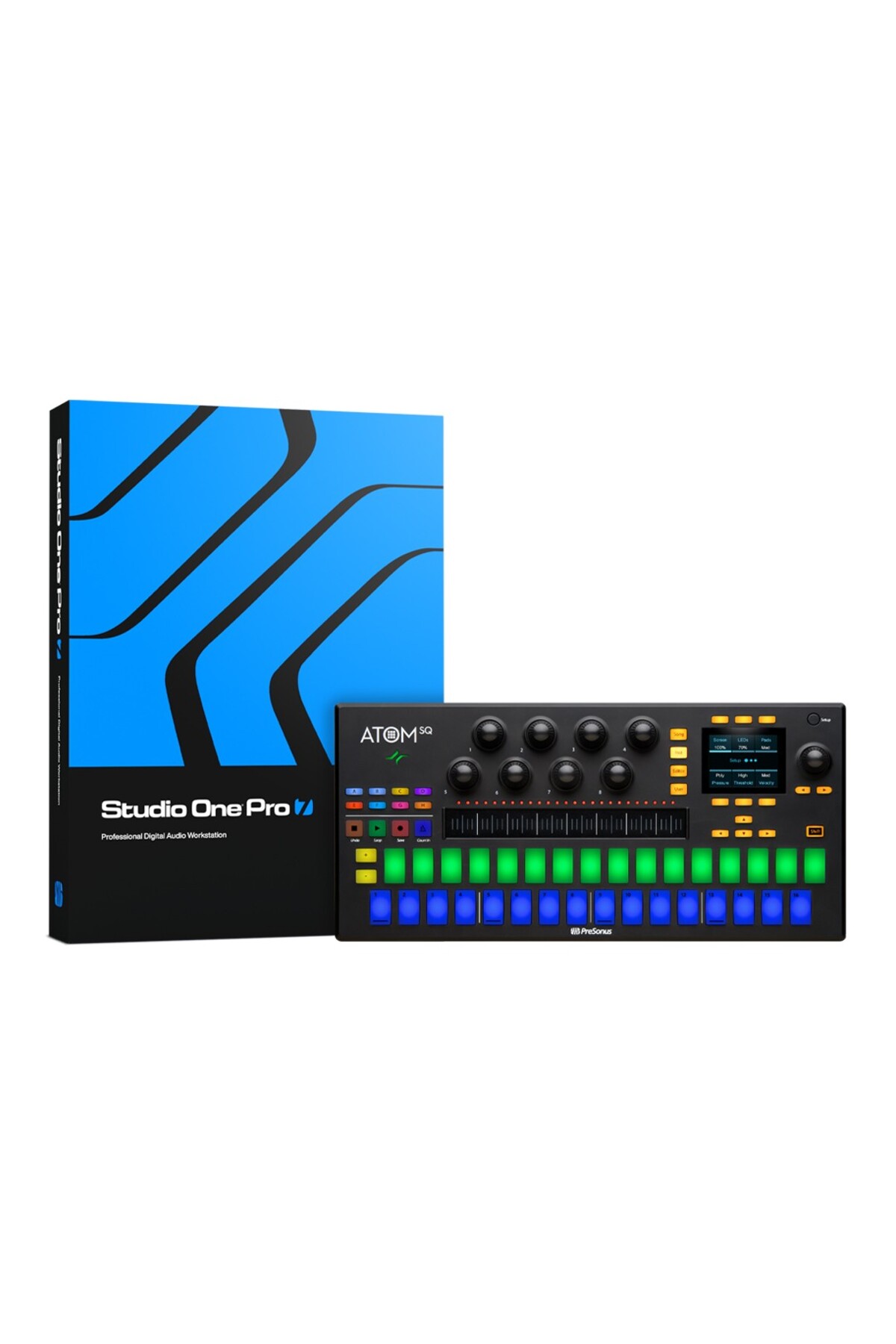 PRESONUS ATOM SQ | Hibrit MIDI Keyboard/Pad ve Prodüksiyon