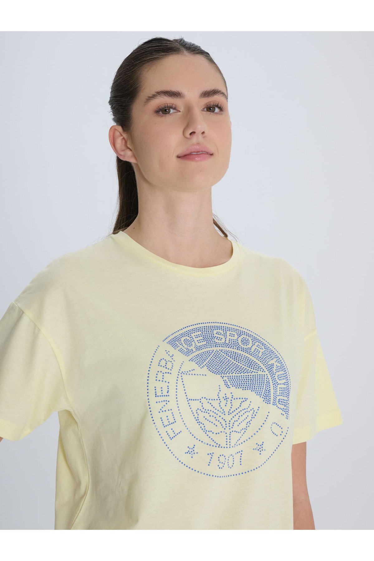 Fenerbahçe KADIN TREND FENERBAHÇE LOGOLU TSHIRT görsel 2