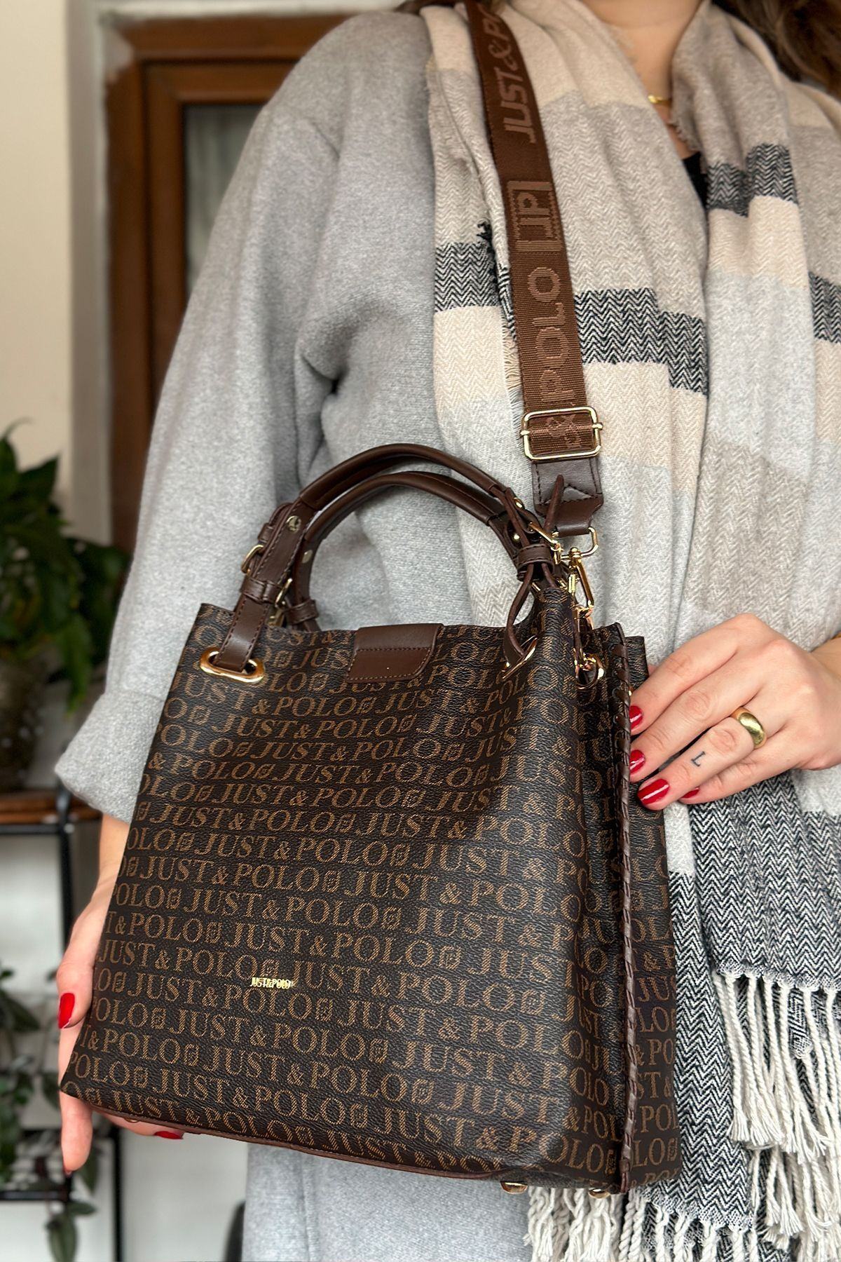 Original Just Polo Top Rated Women's Shoulder Bags for Daily Use