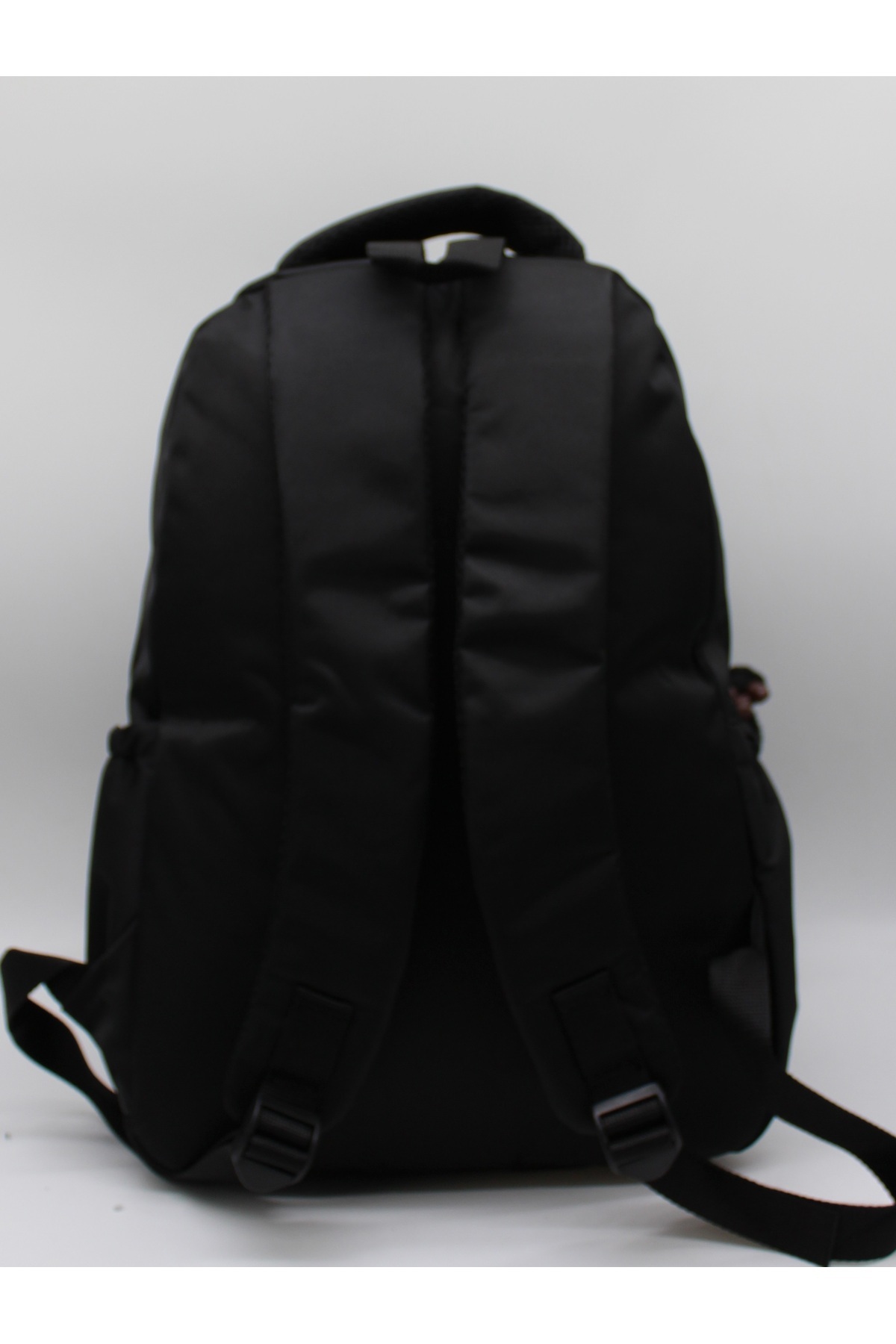 Bevitton-School Backpack Unisex Water Resistant Fabric School Bag 2500 Black 6