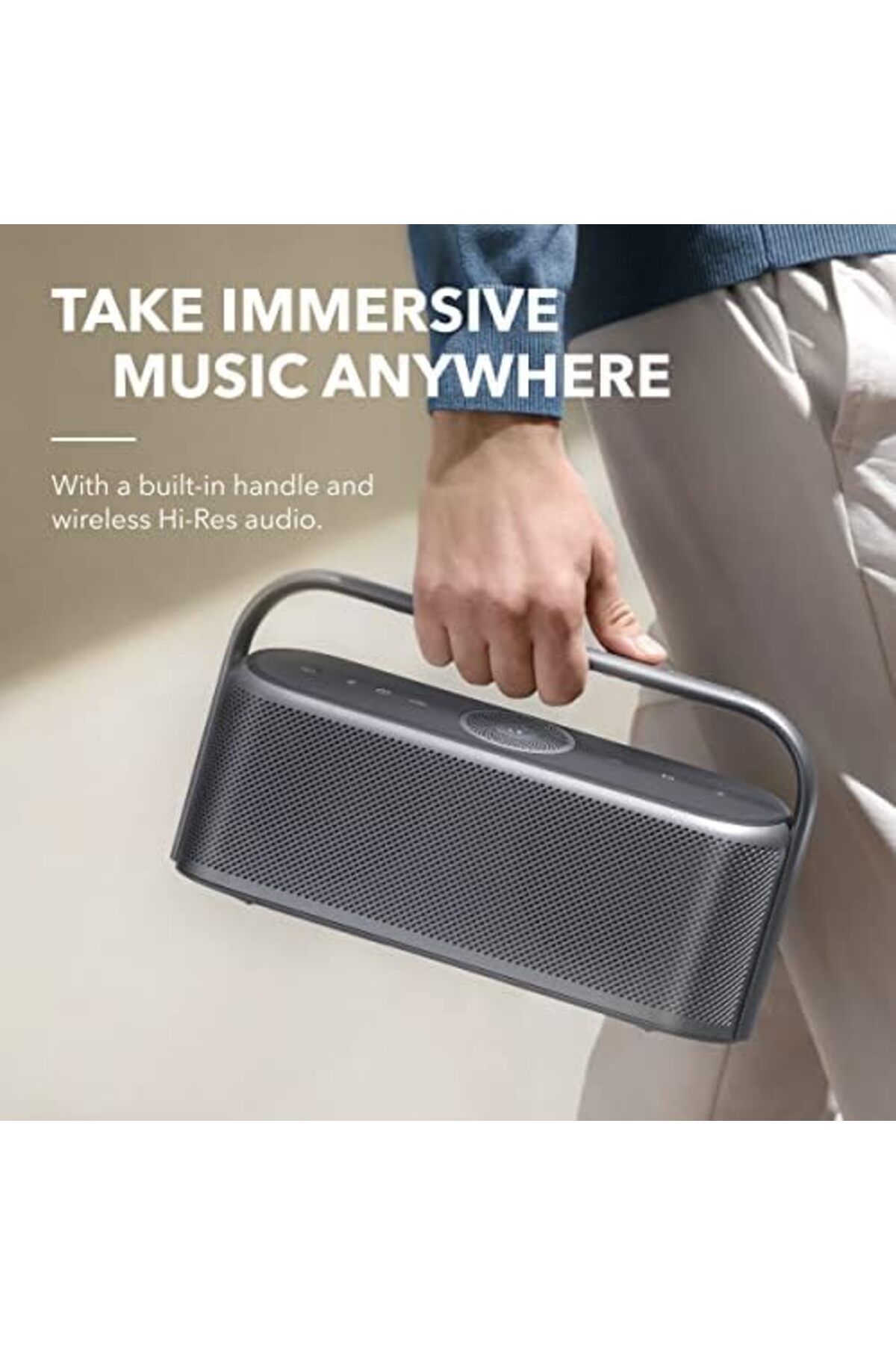 Soundcore-Motion X600 Portable Bluetooth Speaker with Wireless Hi-Res Spatial Audio 6