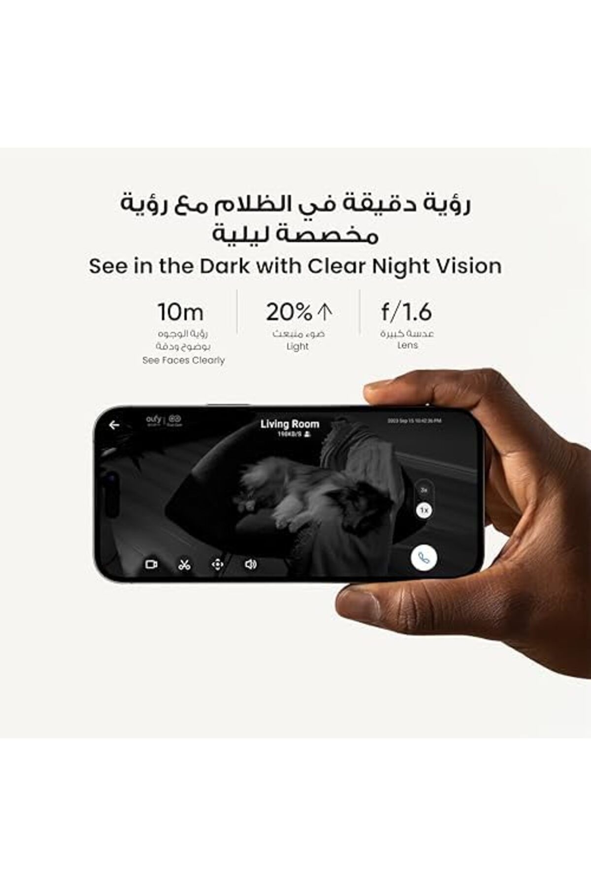 eufy-Security Indoor Cam S350, Dual Cameras, 4K UHD Resolution Security Camera with 8× Zoom and 360 6
