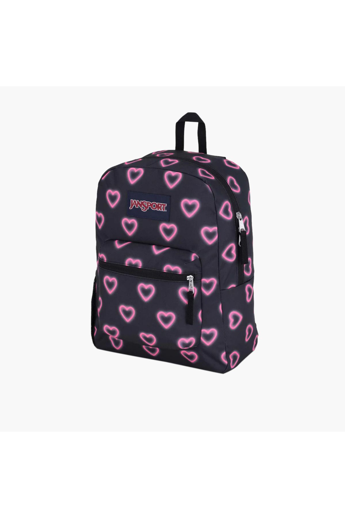Jansport-Heart Print Backpack with Adjustable Straps and Zip Closure - 60.02x39.7x45.72 cms 6