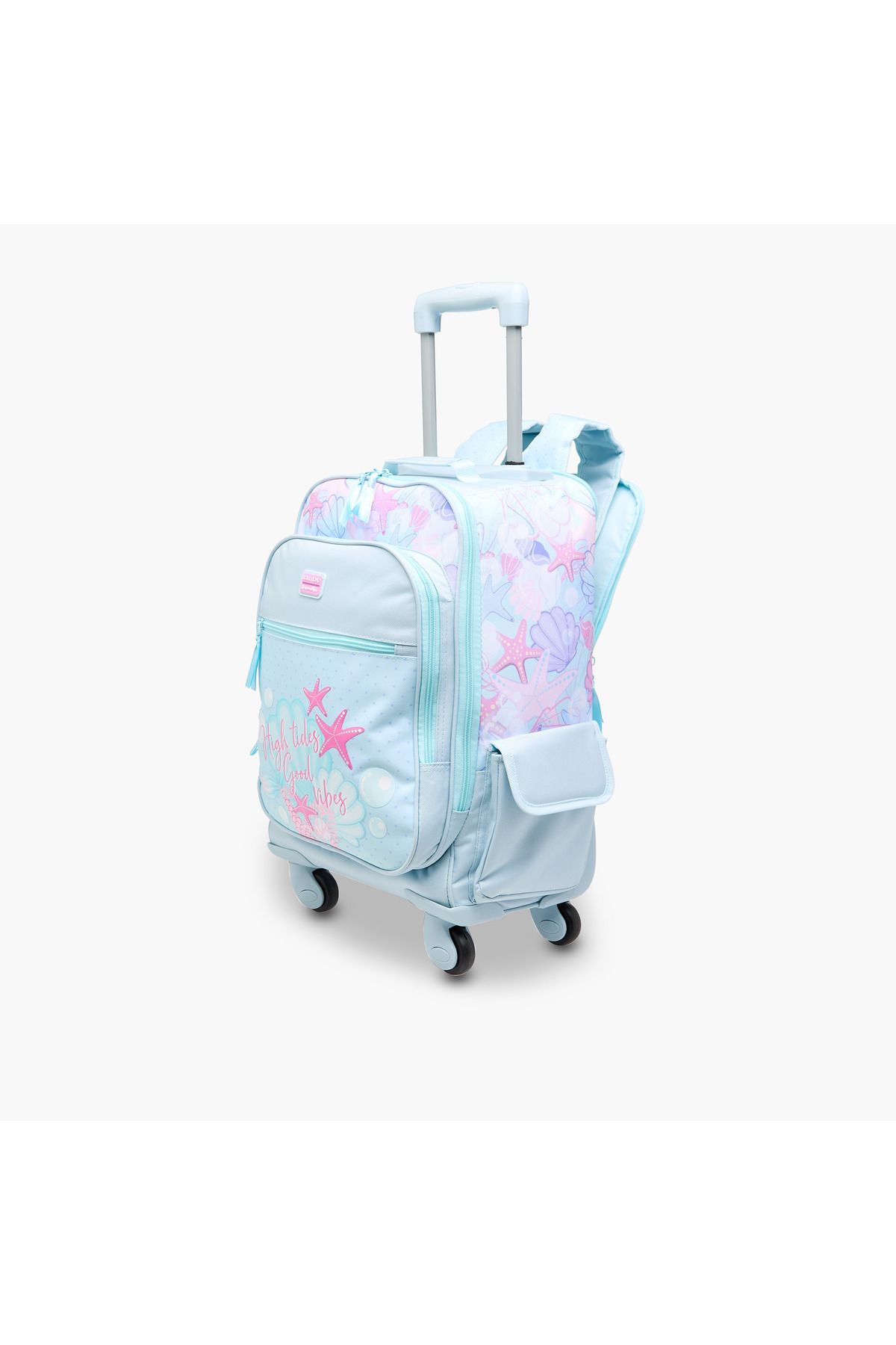 Roll-Road Printed Trolley Bag with Retractable Handle - 33x44x21 cms 3