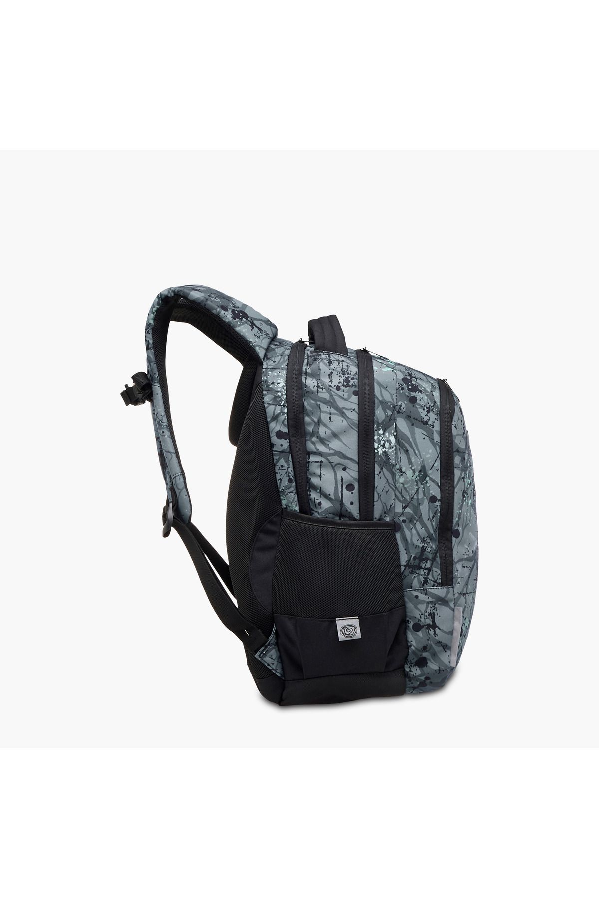 Kaos-Abstract Print 3-Compartment 18-inch Backpack with Zip Closure - 48x33x21 cms 4