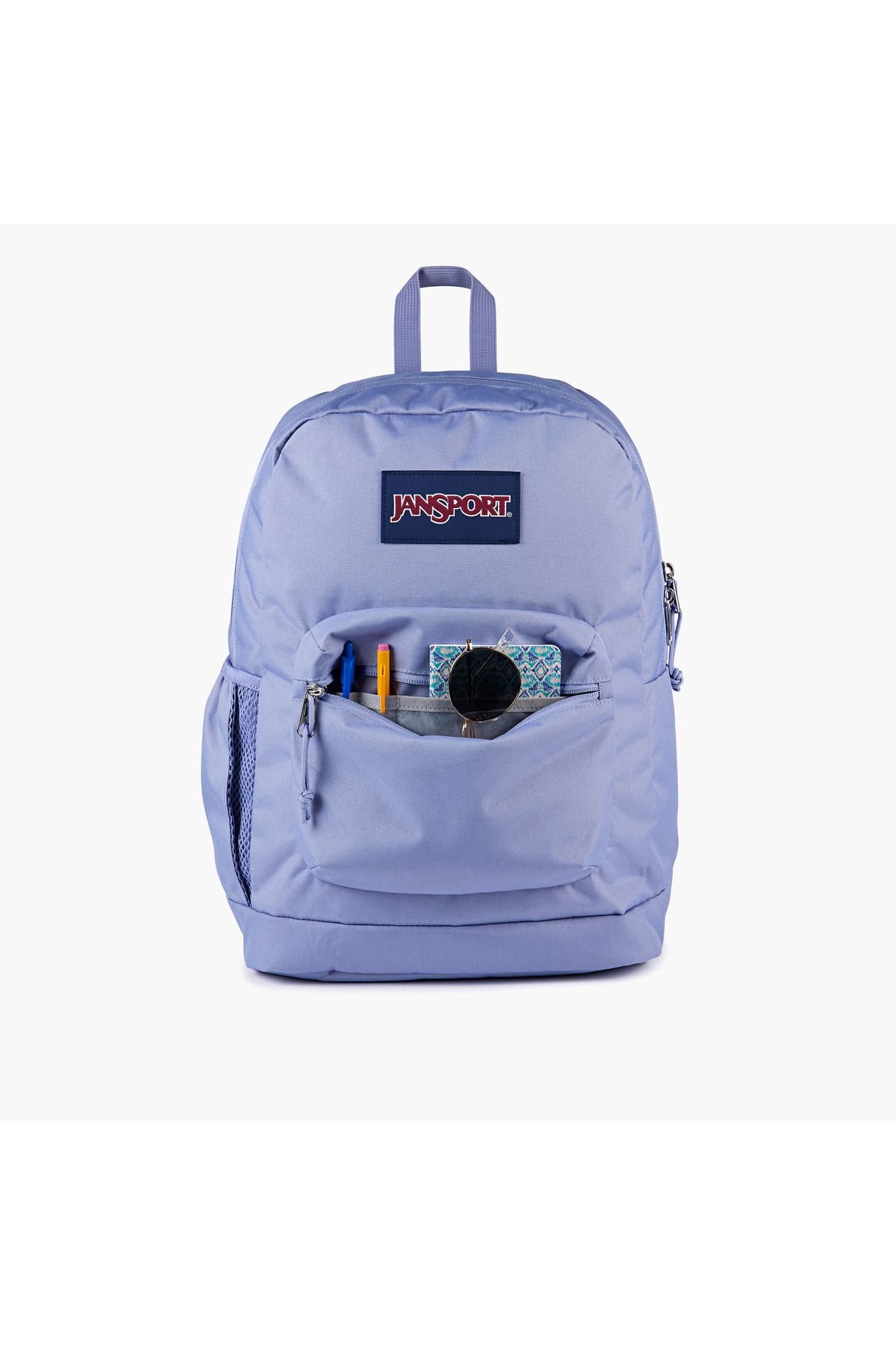 Jansport-حقيبة ظهر جانسبورت الصلبة بأحزمة قابلة للتعديل وسحاب للإغلاق - ١٥×٣٢×٤٢ سم 6