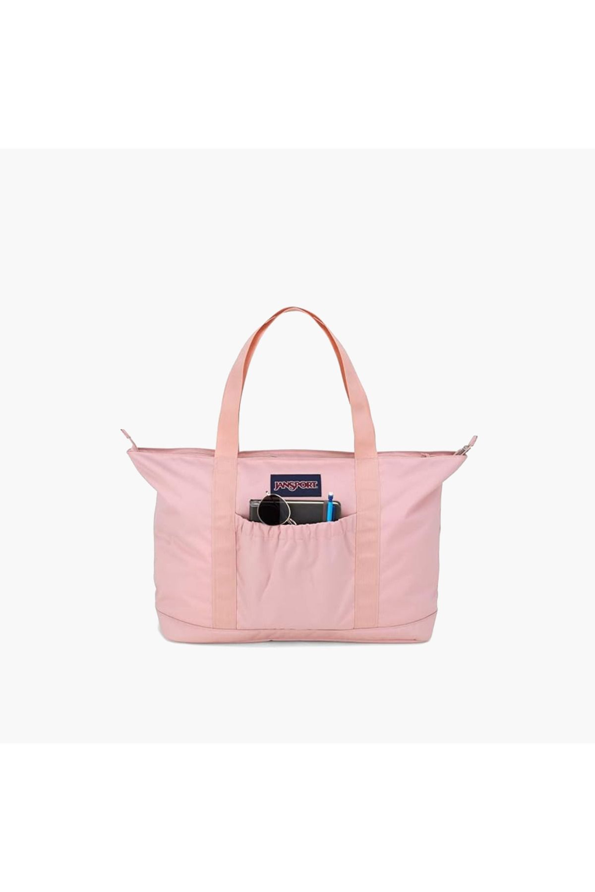 Jansport-حقيبة حمل صلبة بمقبض مزدوج وسحاب للإغلاق 3