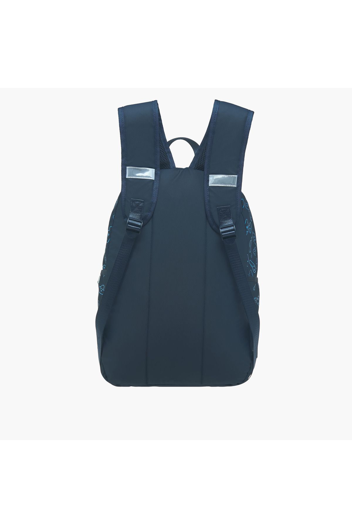 Light and Nine-Light & Nine Textured Backpack with Adjustable Shoulder Straps and Zip Closure - 44x31x14 cms 4