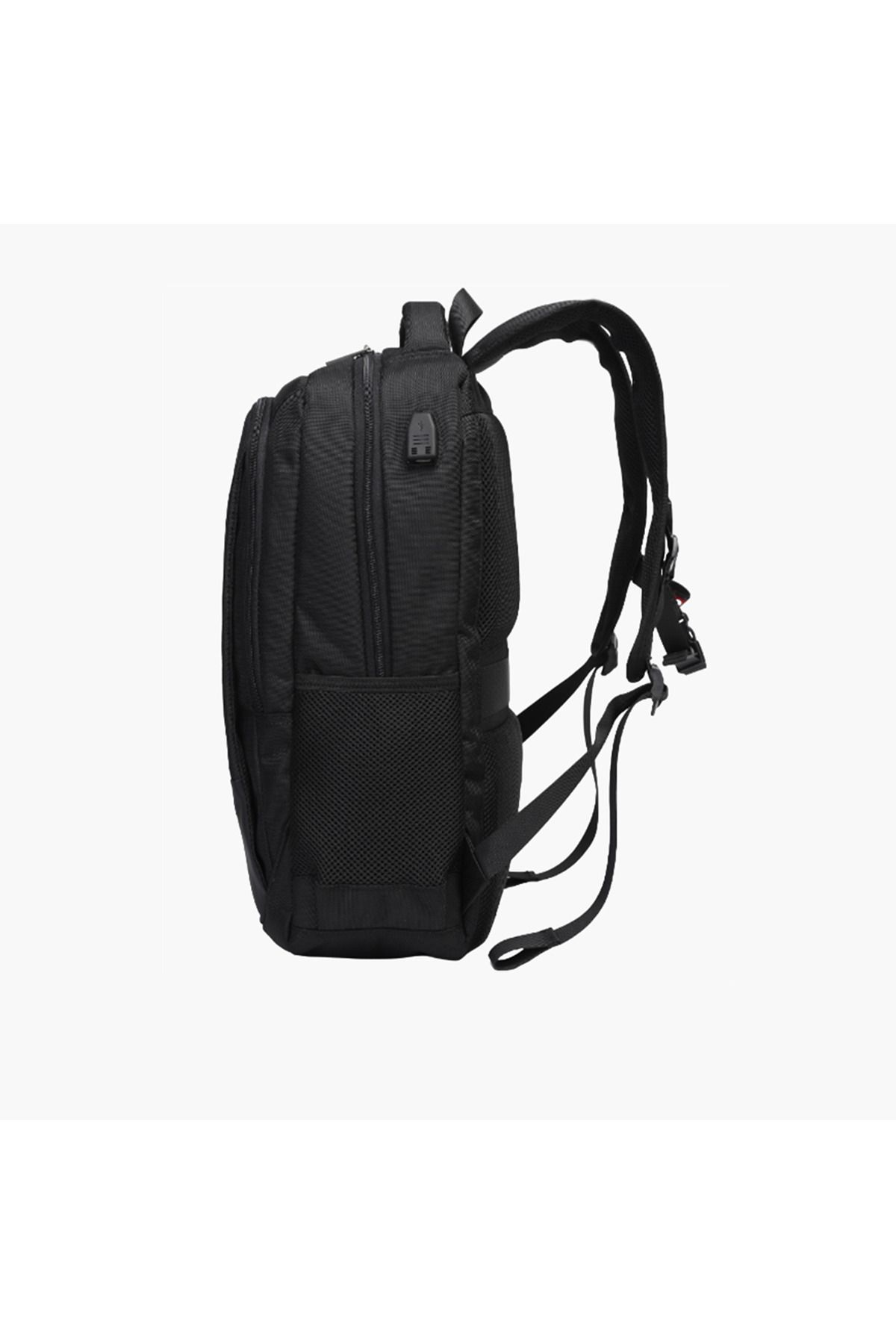Atlas-Textured 18-inch Backpack with Adjustable Straps and Zip Closure - 28x10x45 cms 2