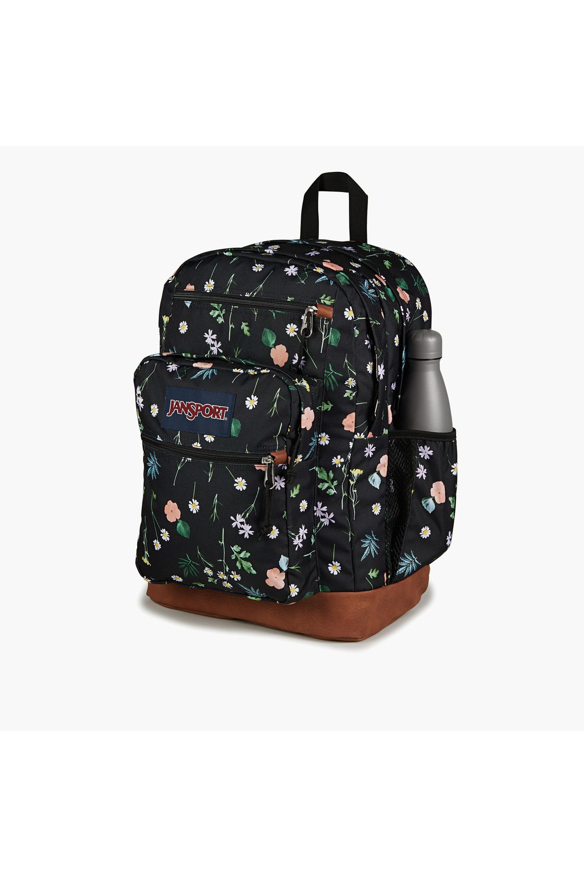 Jansport-Floral Print Backpack with Adjustable Straps and Zip Closure - 21x31x44 cms 6