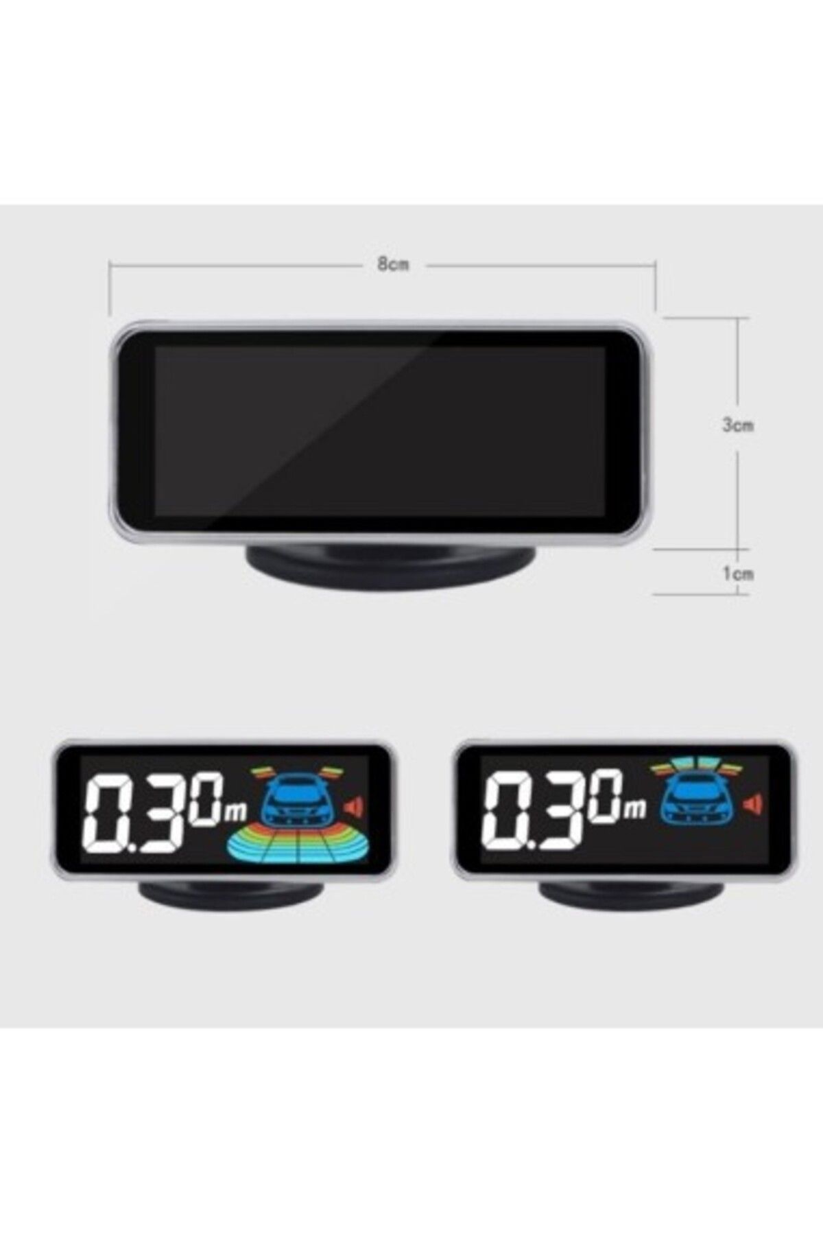 Xenon Bright-Parking sensors with LED display with individual display on each sensor Blue 3