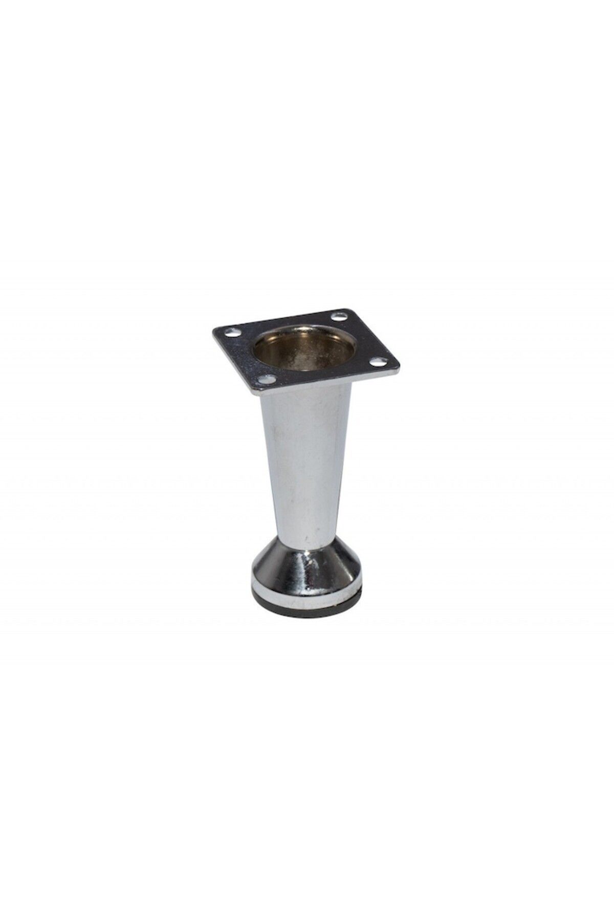 IDEAL FEROLUC-Picior De Mobilier Metalic Reglabil, H=80 Mm, Conic, Finisaj Cromat/set De 4 Bucati 2