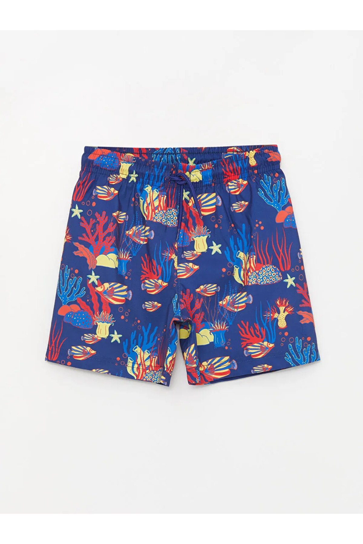LC Waikiki-Lcw Eco Blue Elastic Waist Quick Dry Boys Swim Shorts 4
