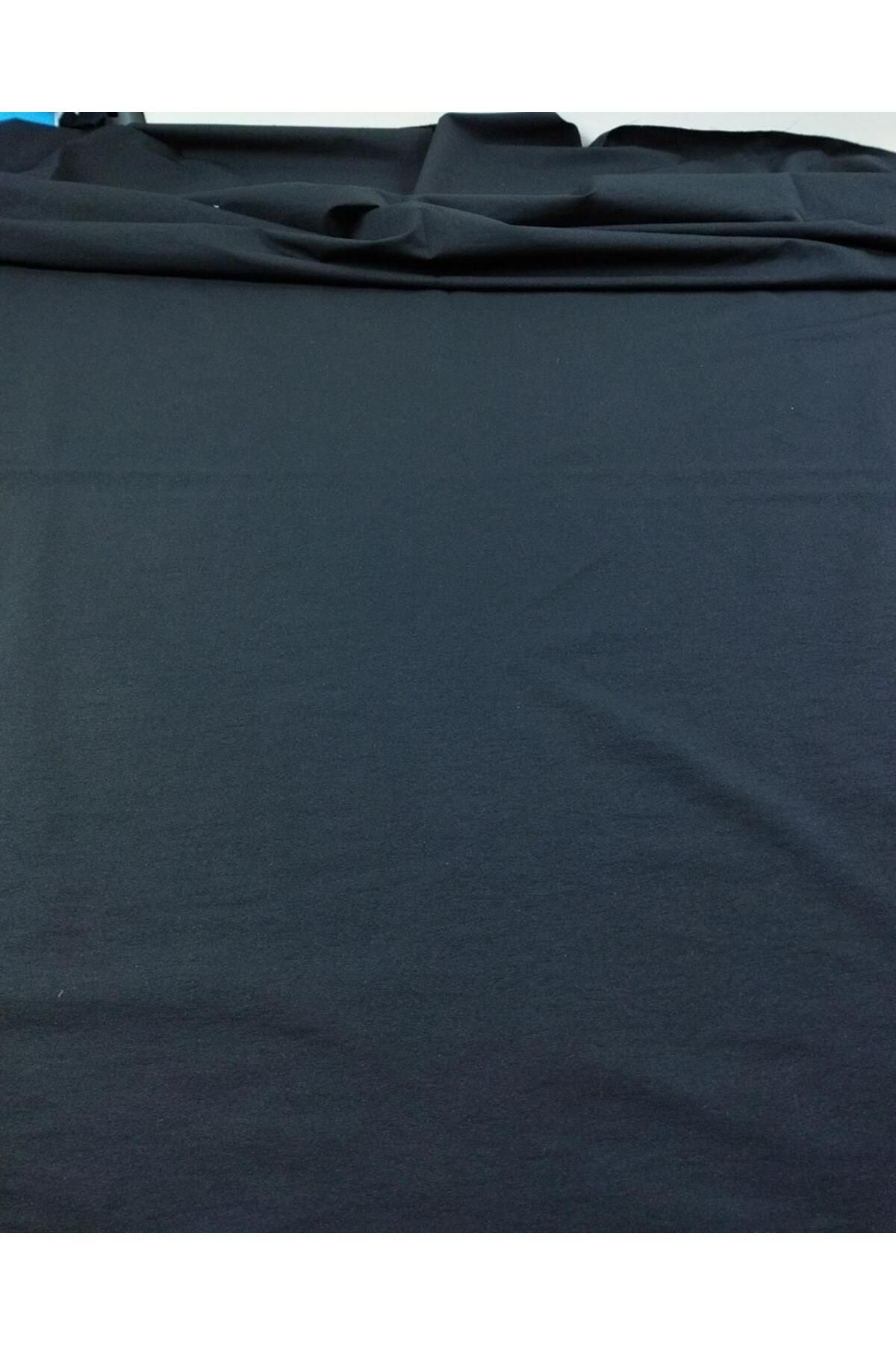 Kumaş Parça-Gabardină elastică pe lungime în culoare neagră (lățime 140 cm x lungime 250 cm) 2