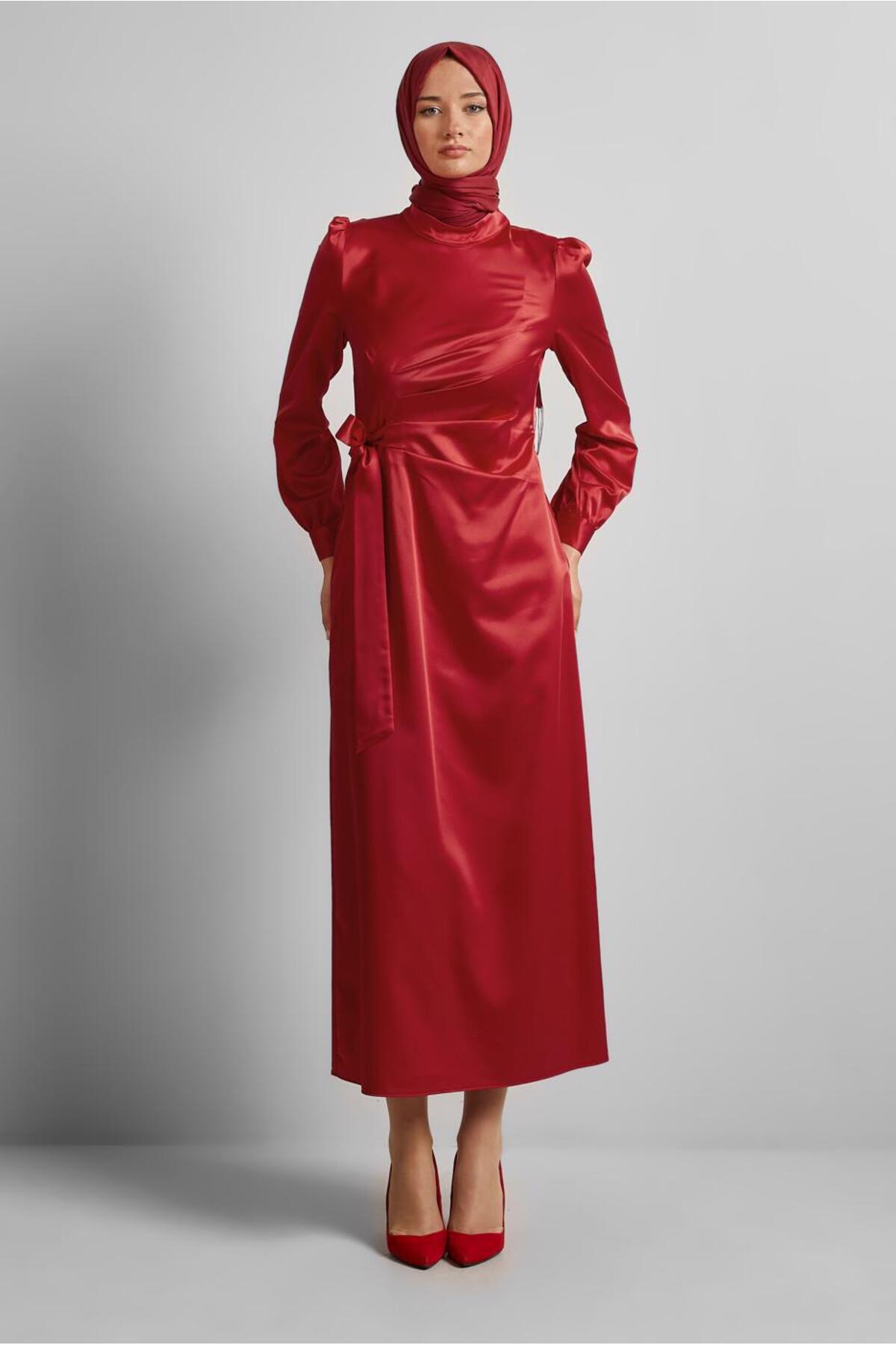 آلوینا لباس ساتن ۴۵۶۴۹