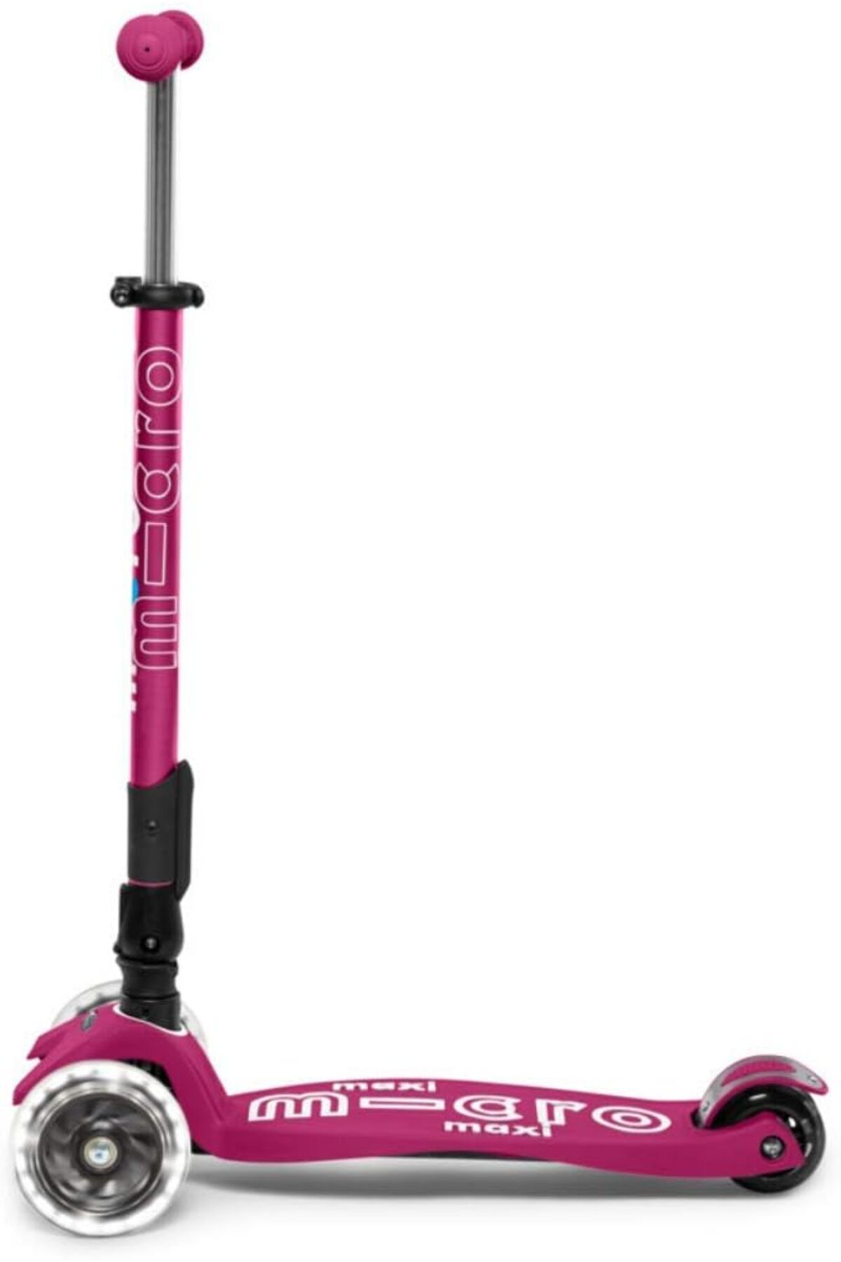 Micro-Micro Scooters | Maxi Deluxe LED Foldable| Handlebar Adjustable | Lightweight | Foldable Mechanism | 5