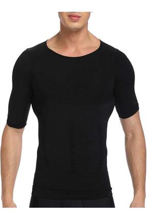 Inner Vision Erkek Şekillendirici Yarım Kol Atlet – Vücut Toparlayıcı Kompres...