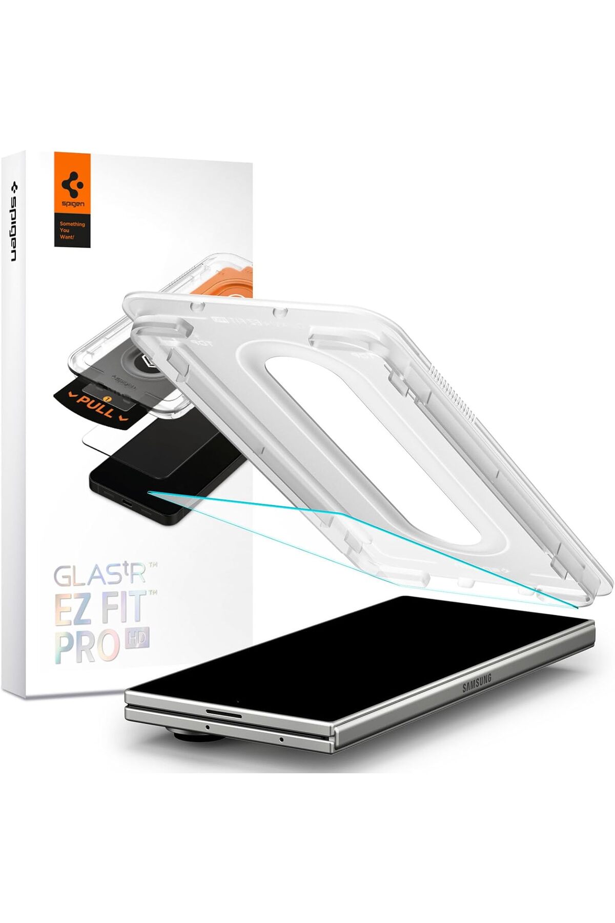 Spigen GLAStR EZ-Fit HD for Galaxy Z Fold 7 Screen Protector Front ...