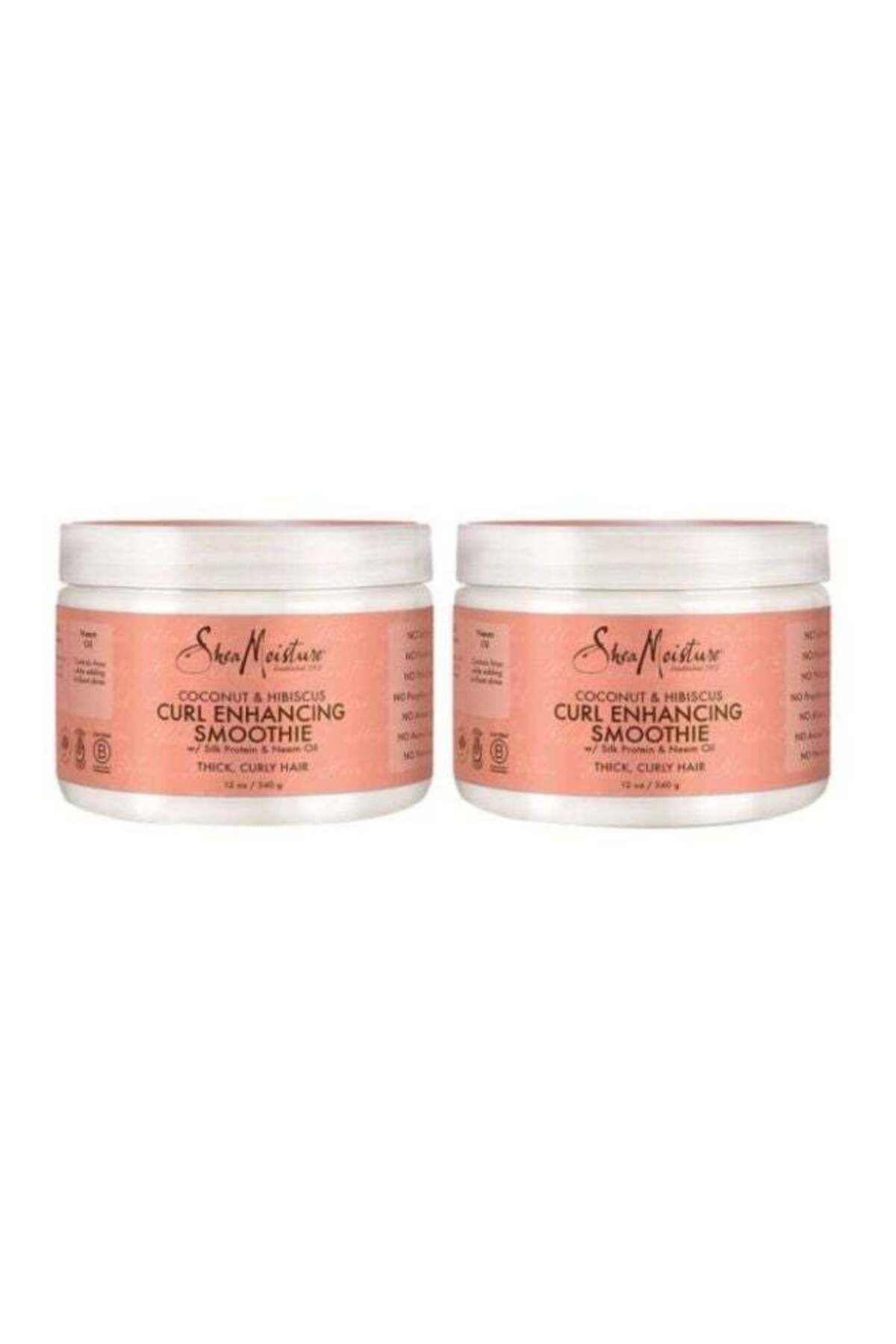 Shea Moisture-Pack Of 2 Coconut And Hibiscus Curl Enhancer Smoothie 340x2grams 1