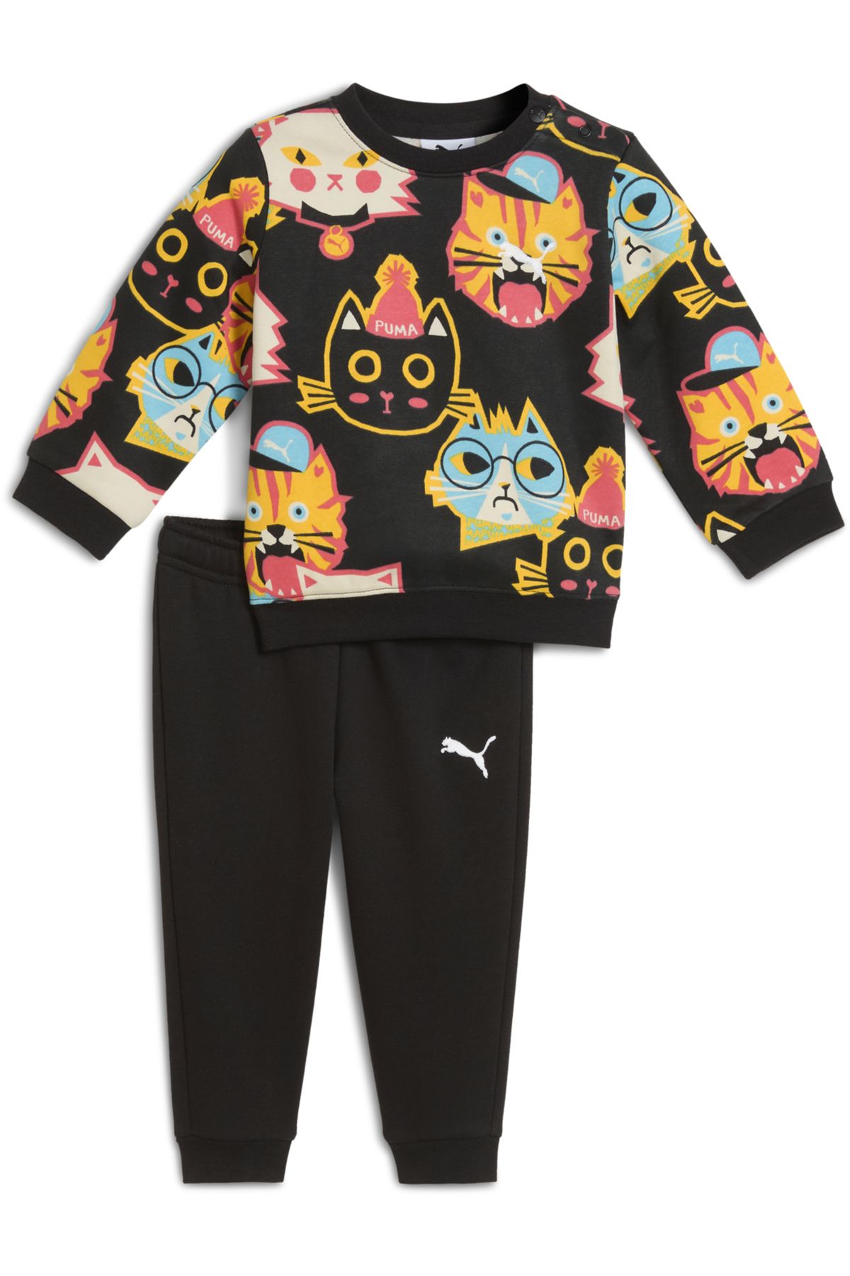 Puma-Minicats Moody Cat AOP Crew Set Toddlers 2