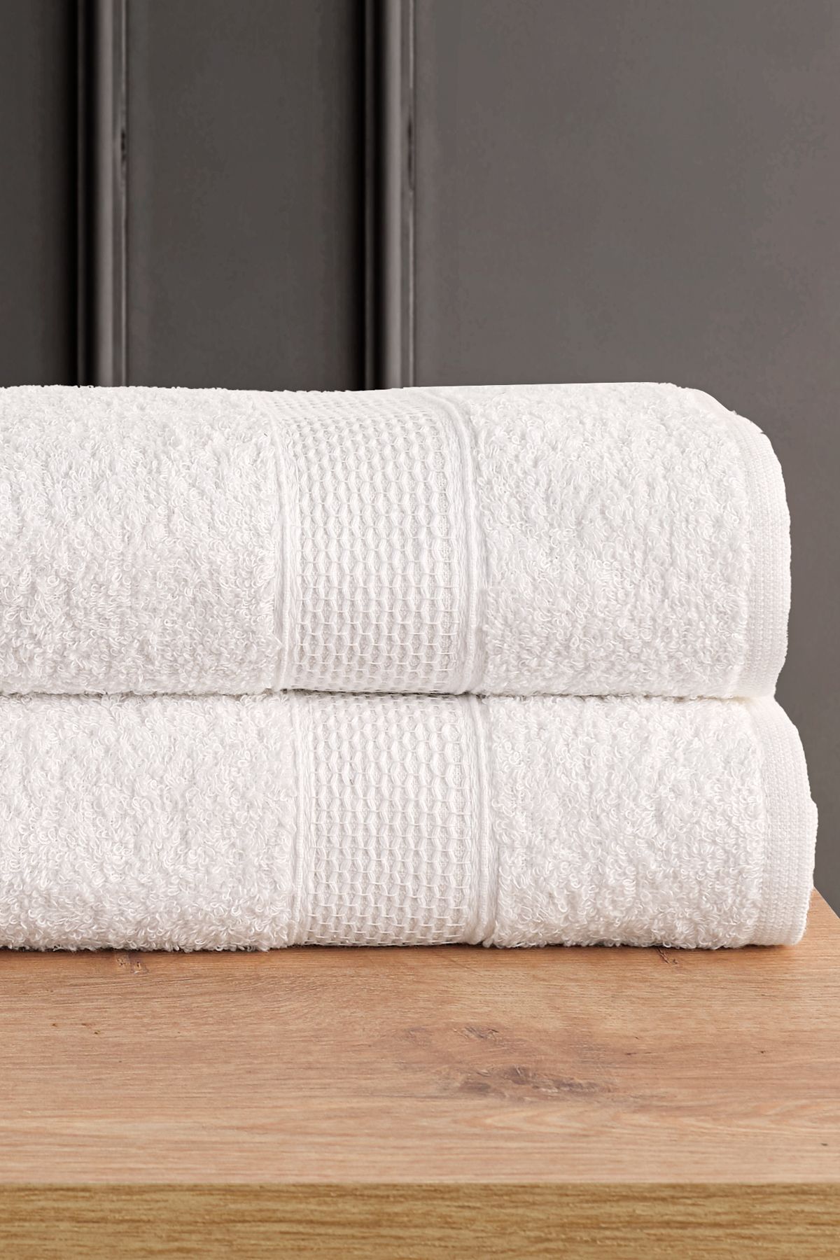 Güvenal BLANC 2'li 70x140 Banyo Havlu Seti | Havlu | Banyo Havlusu I Hamam Seti I Çeyiz Havlusu