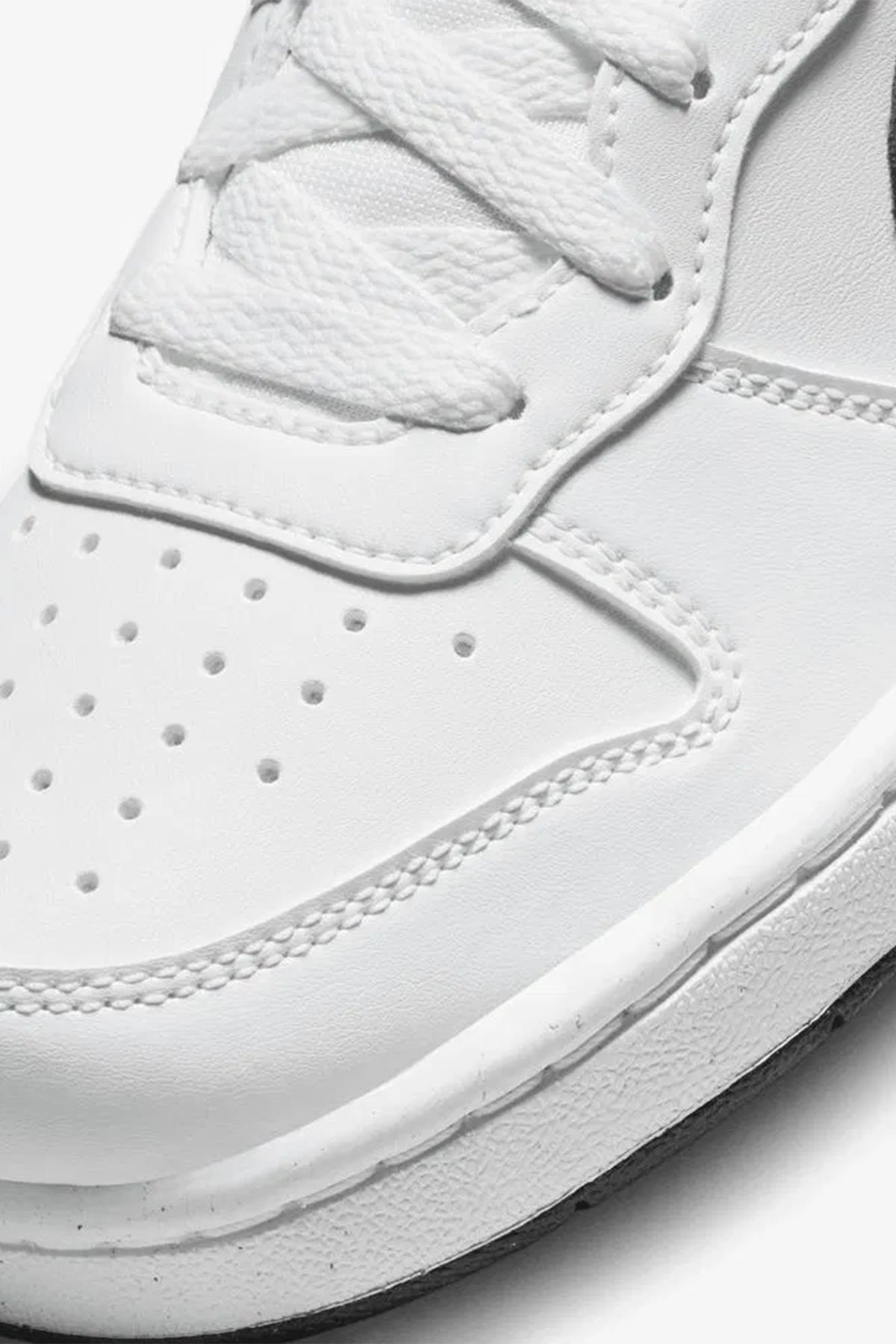Nike  Court Borough Low Recraft (GS) DV5456-104 Beyaz Kadın Spor Ayakkabı - Görsel 7