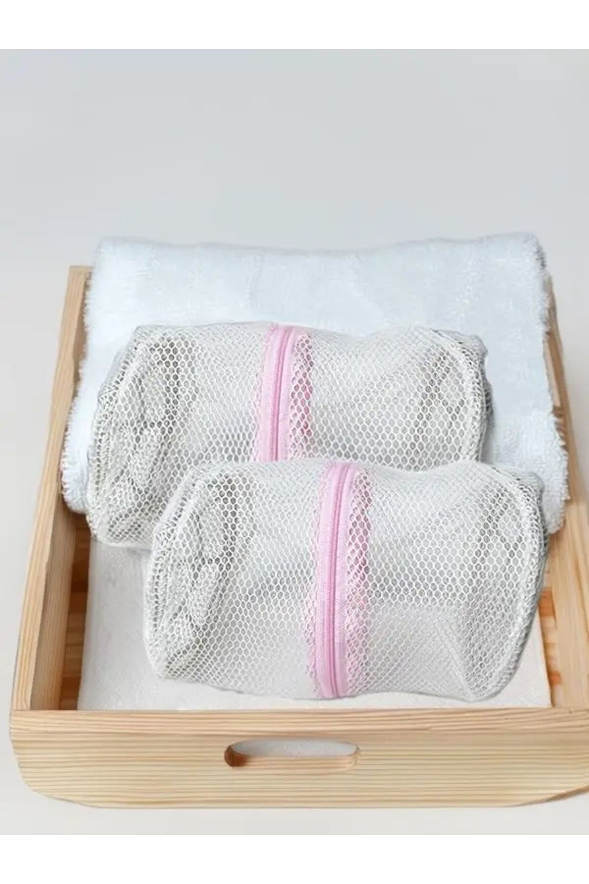 ELDİPA-Zippered Protected Bra Washing Net 2 Pieces – Single Layer Durable Mesh Fabric 4