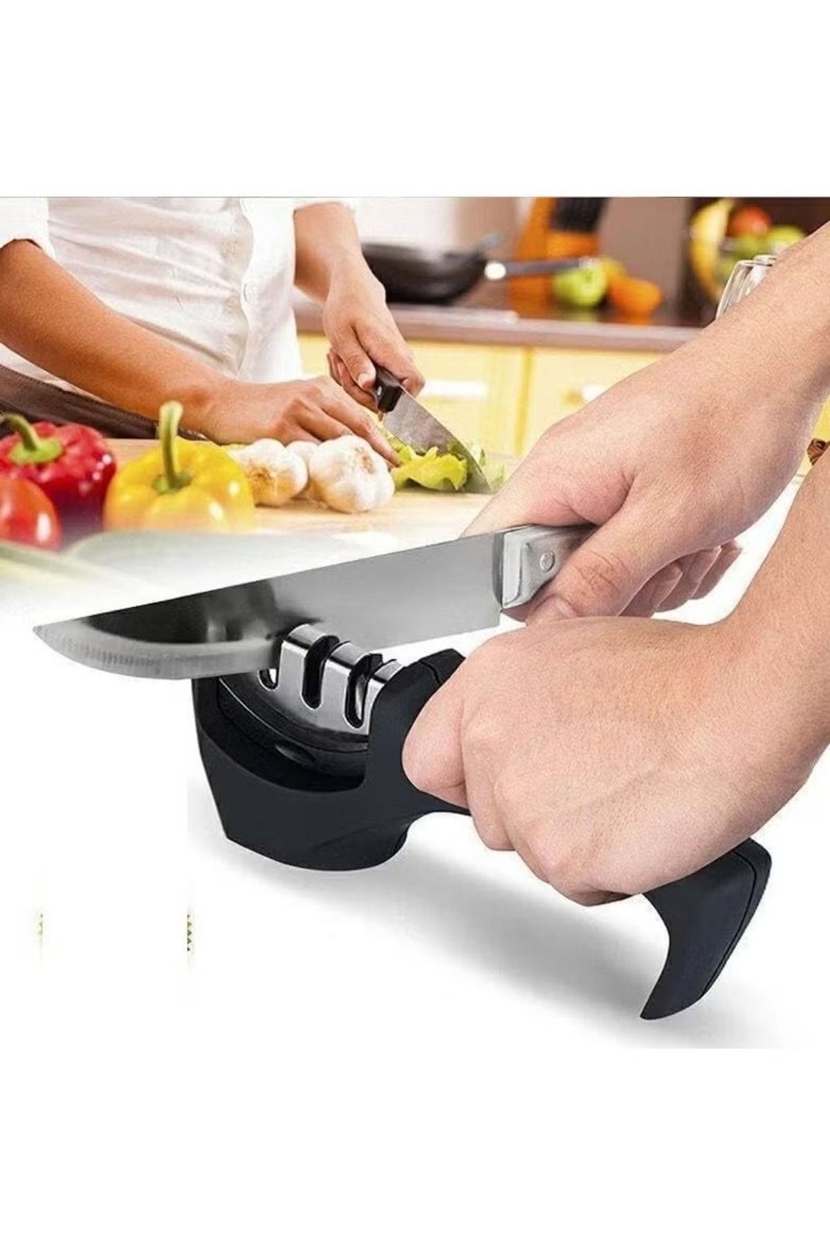 DLC-3 Hole Knife Sharpener & Scissors with Different Levels 3