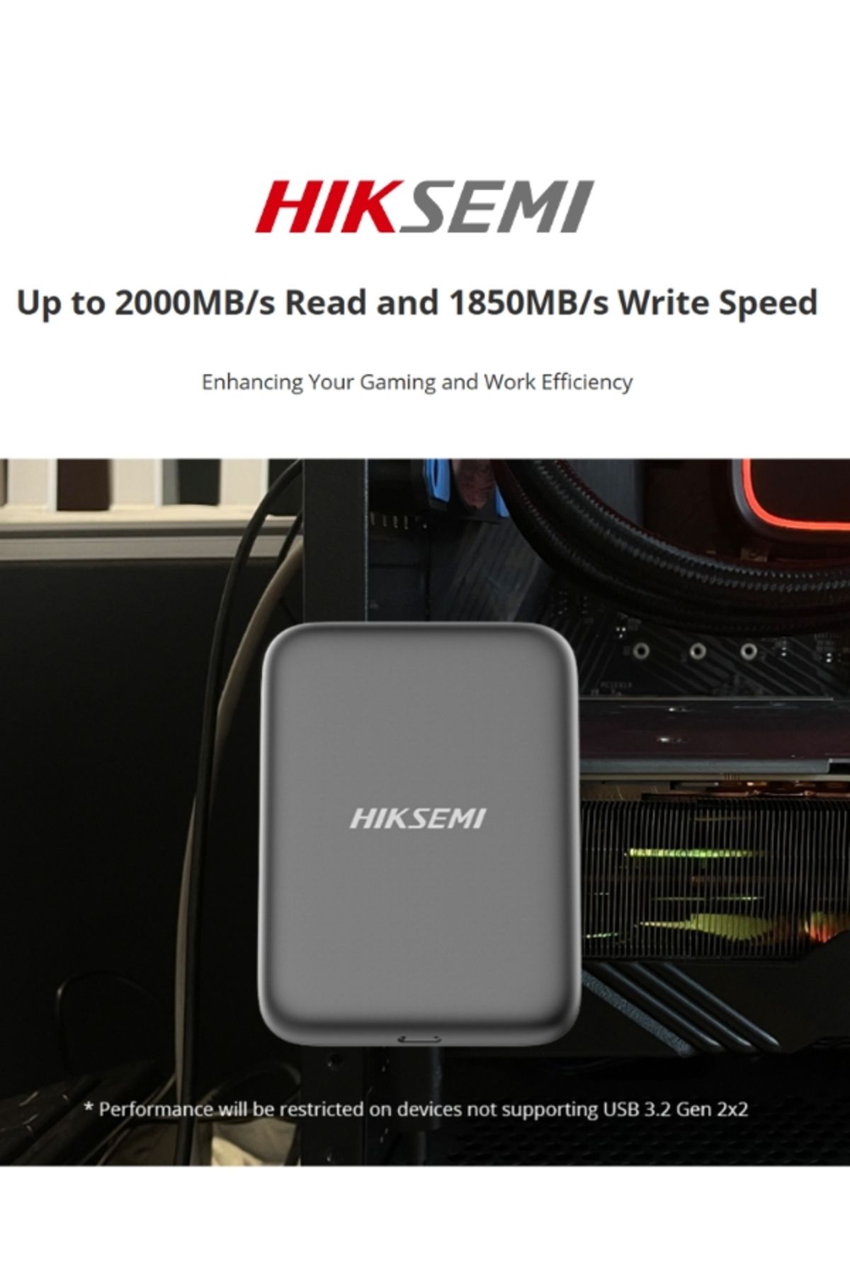 Hiksemi-Elite Magnet Portable SSD with Magnetic Design Compatible with Iphone Android Devices 7