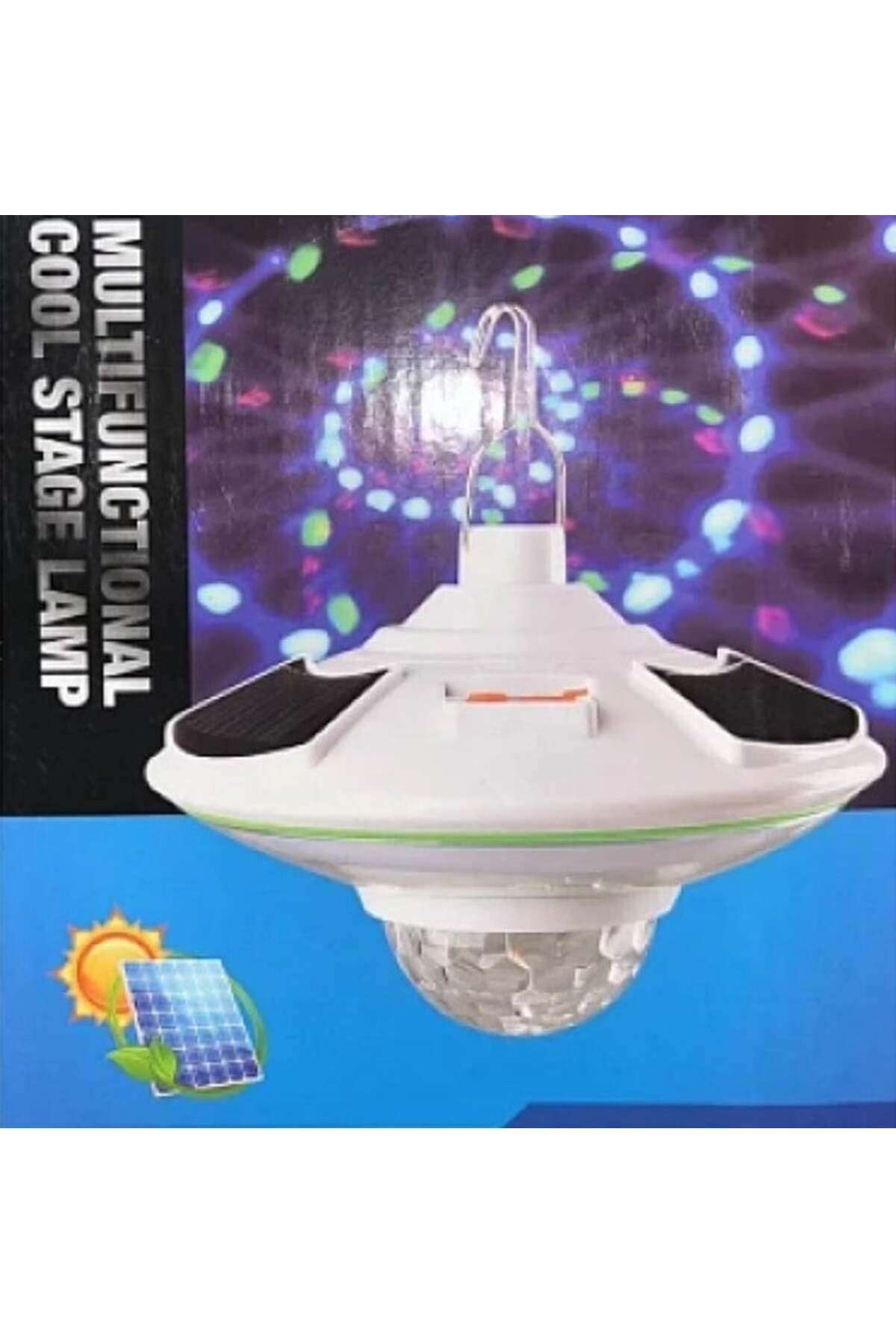 divendi-ro-Solar lamp with cool white LED and 21 cm rotating disk globe HB5509 3
