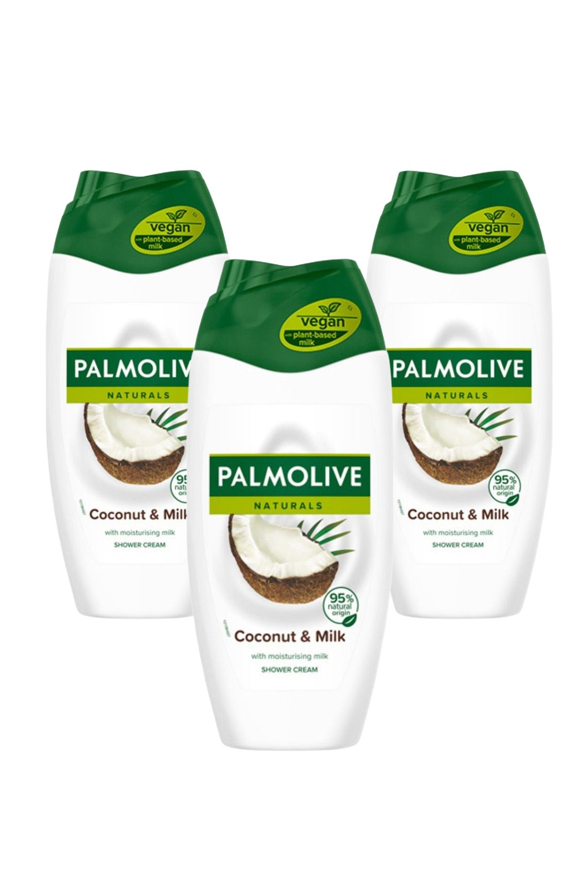 Palmolive Gel de duș Naturals Cocos & Milk Gel de duș 250ml x 3 bucăți
