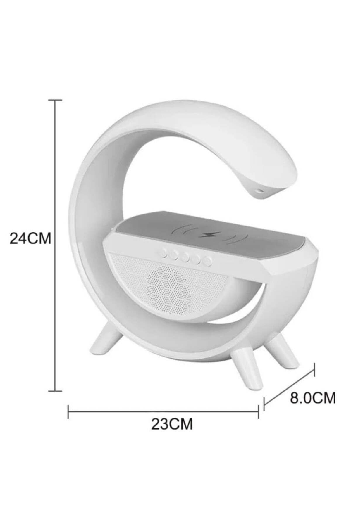 divendi-ro-Multifunctional Wireless Charging Station with RGB LED Lamp, Bluetooth Speaker, Clock 7