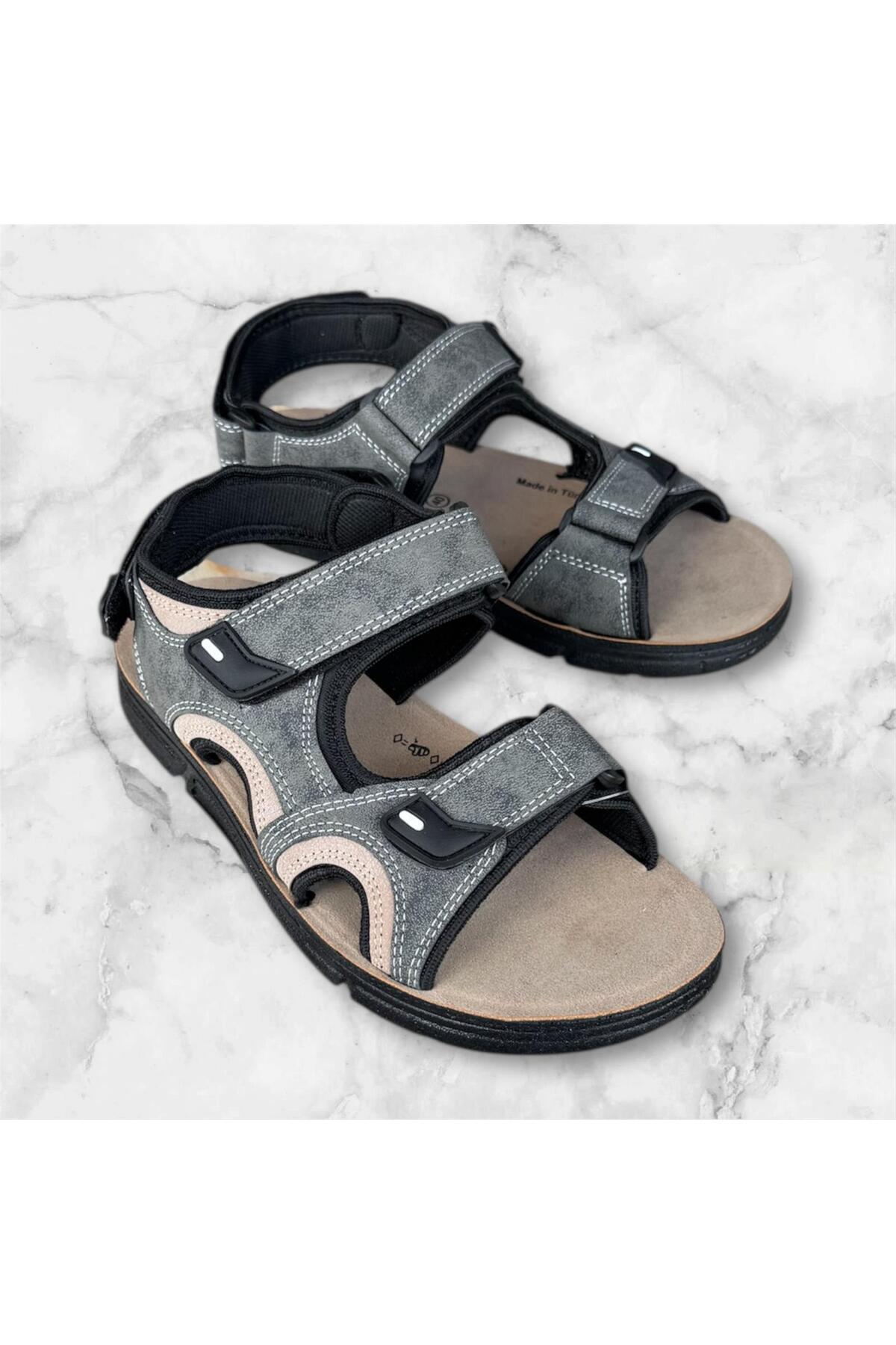 Esem erkek comfort ortapedik taban cırtlı sandalet