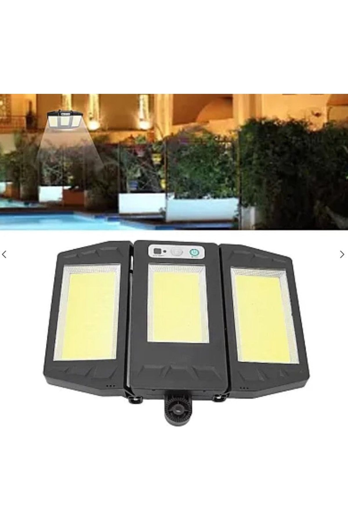 divendi-ro-TRIPLA COB motion sensor solar wall lamp with remote control for outdoor use 7