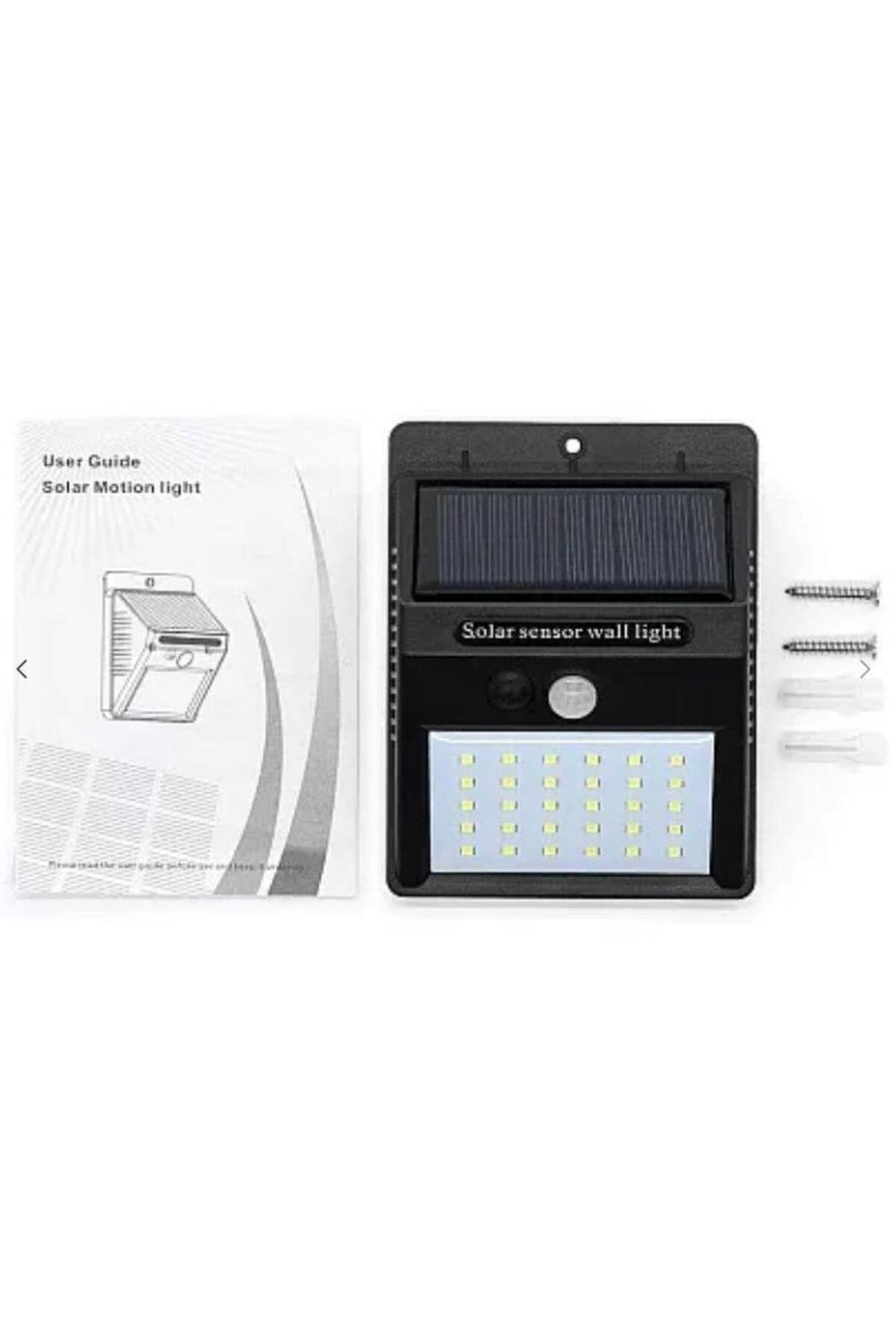 divendi-ro-Set of 3 BRIGHT 30 LED Solar BRIGHT Lamps with motion sensor and light 1 way LIGHT 12