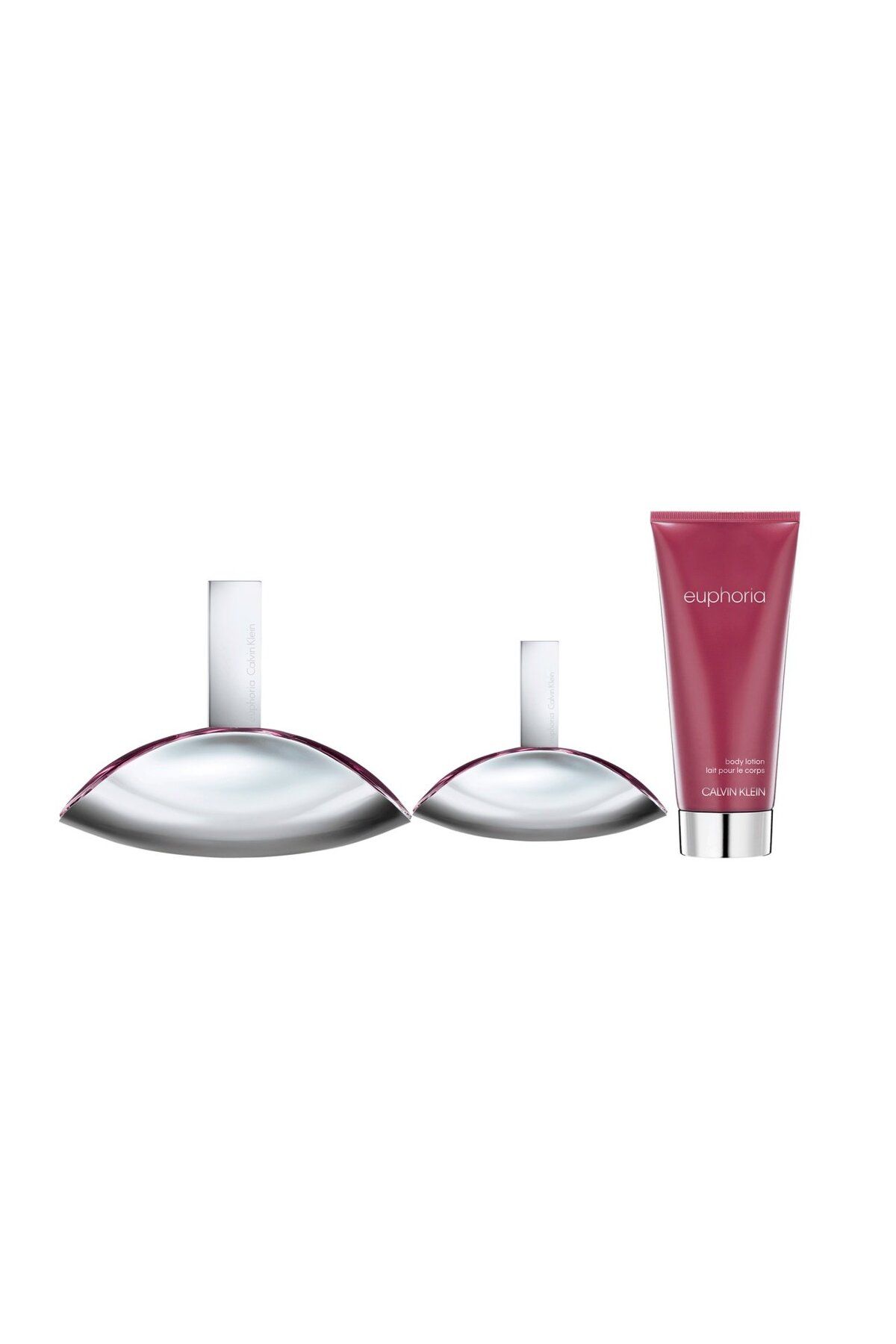 Calvin Klein-Set cadou Calvin Klein Euphoria – Apă de parfum 100ml + Loțiune de corp 100ml + Mini EDP 30ml pentru femei 1