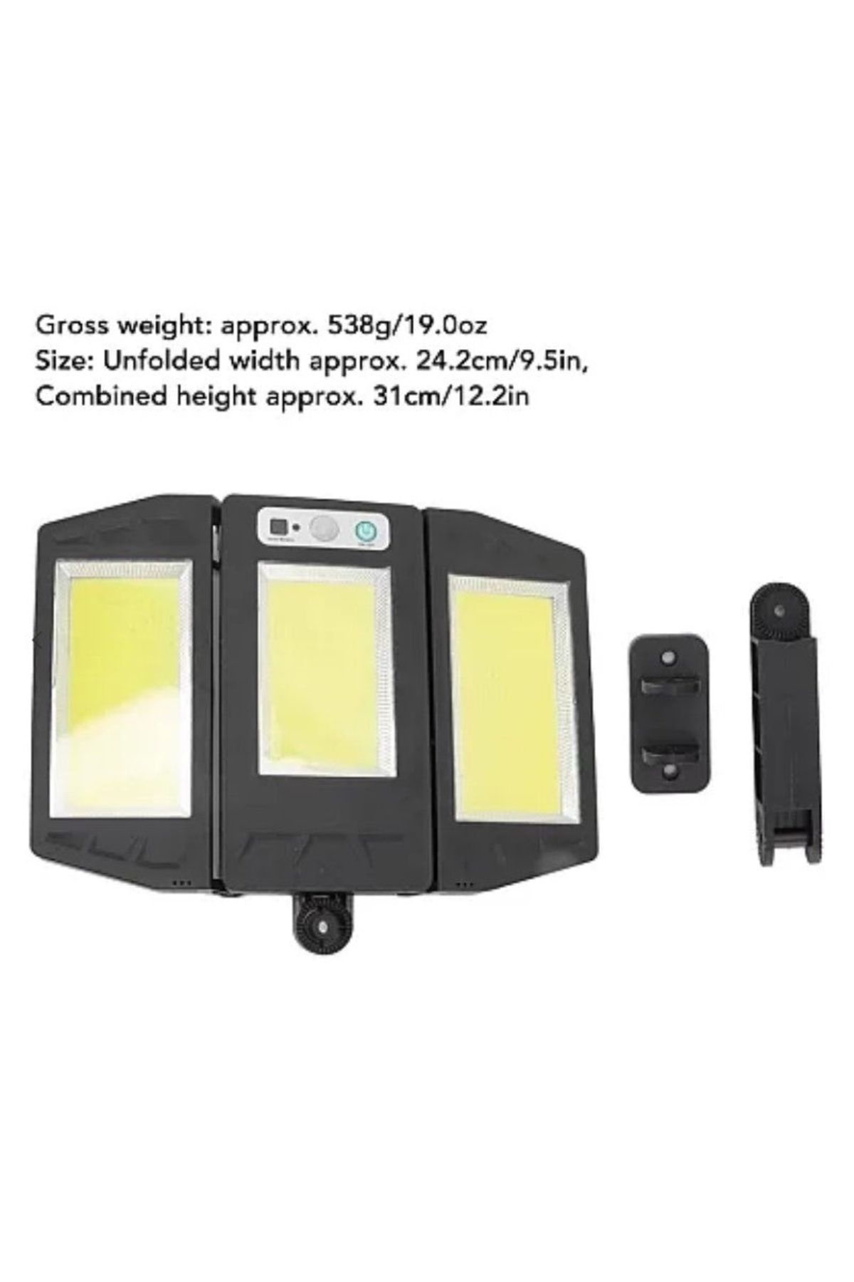 divendi-ro-TRIPLA COB motion sensor solar wall lamp with remote control for outdoor use 6