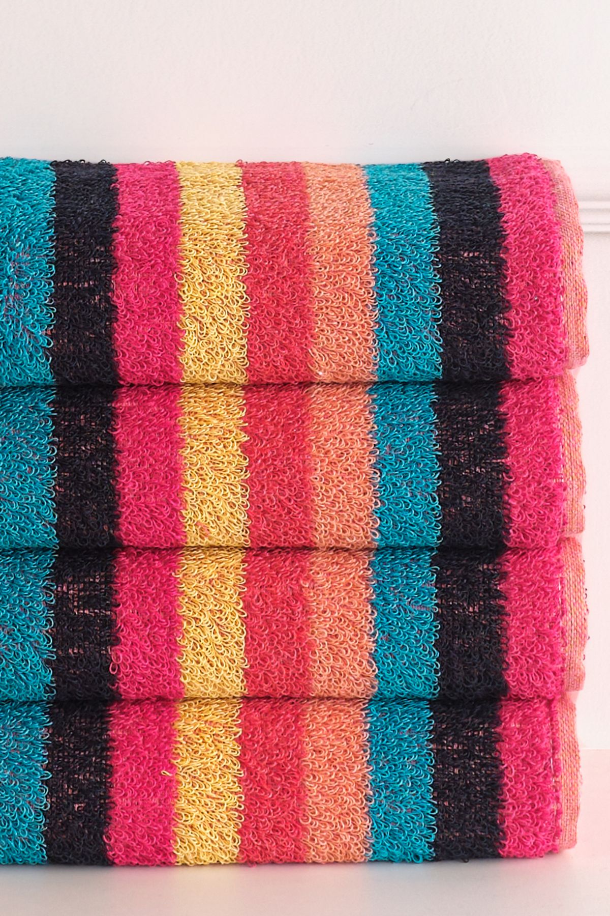 Güvenal-Alaca 4-Piece 40X70 Cotton Hand Face Towel |   Towel & Towel Set |   Towel |   Towel Set |   Dowry Set 3
