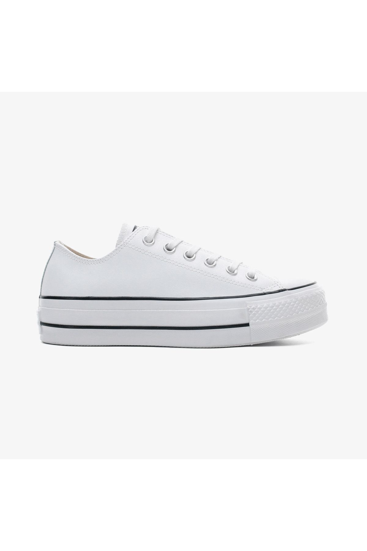 converse-Chuck Taylor All Star Leder Plateau Damen Schwarz Sneaker 561680c 1