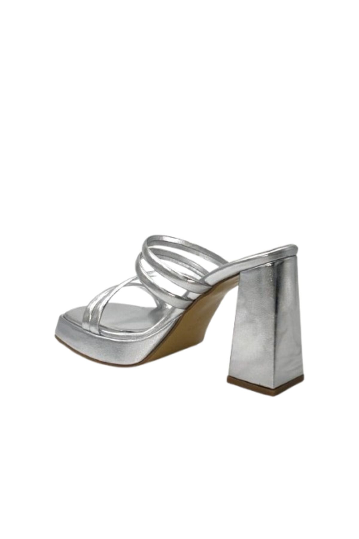 KİNDEP-Γυναικείες παντόφλες Kindep Daily Thick Heeled Platform ΑΣΗΜΕΝΙΟ 4