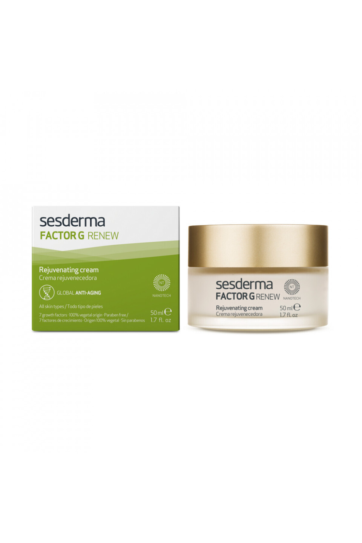 Sesderma Cremă Anti-îmbătrânire Factor G, , Cremă, 50 Ml - One Size