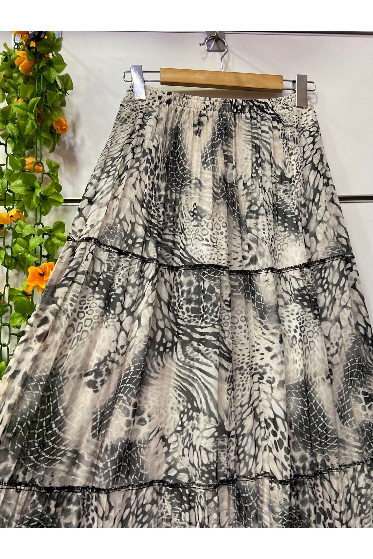 edu collection-Chiffon Skirt Patterned Lining Gypsy Model Layer by Layer 2
