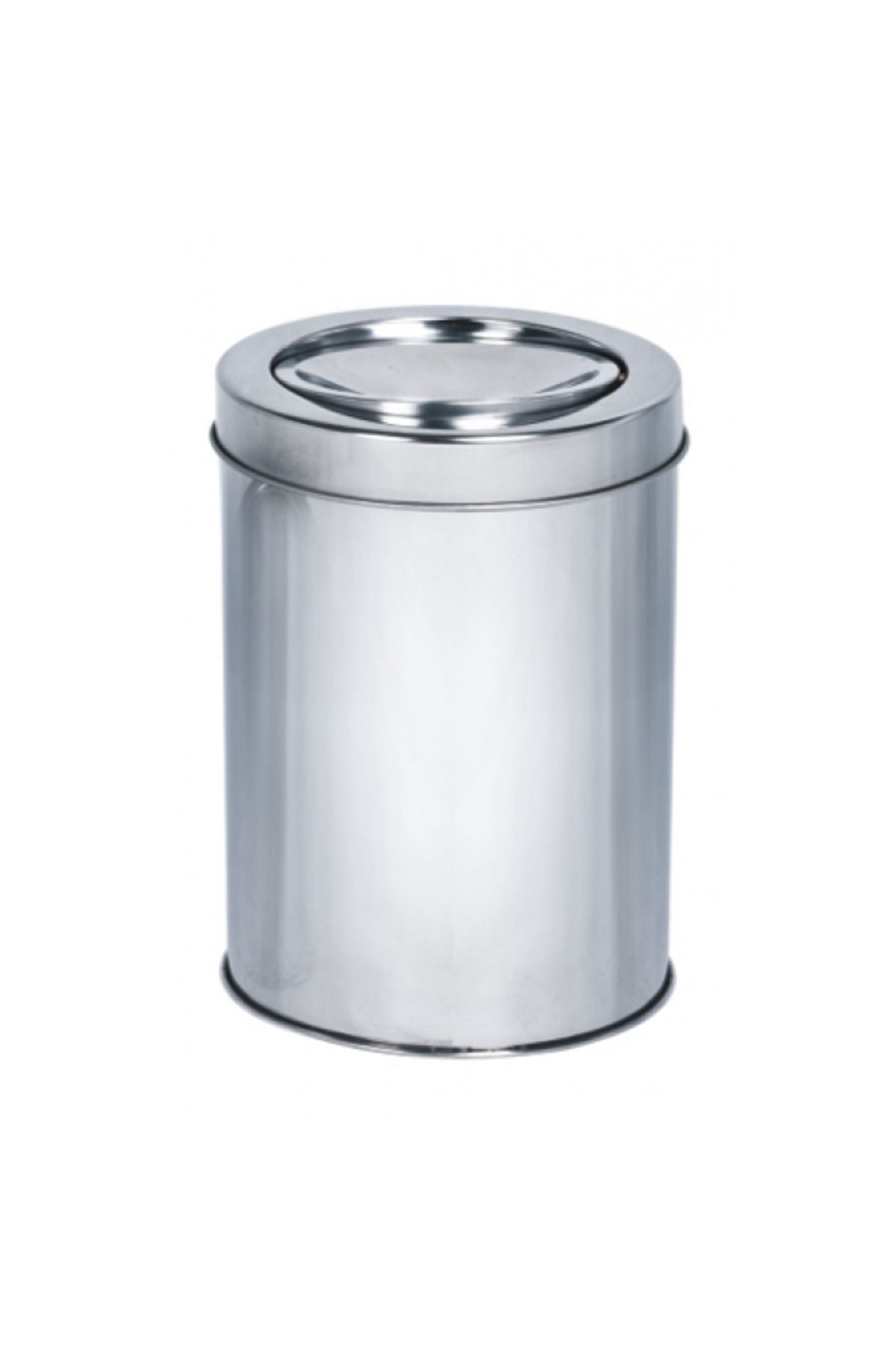 Raki Cos Gunoi Inox Cu Capac Batant Raki Icikala 5l - One Size