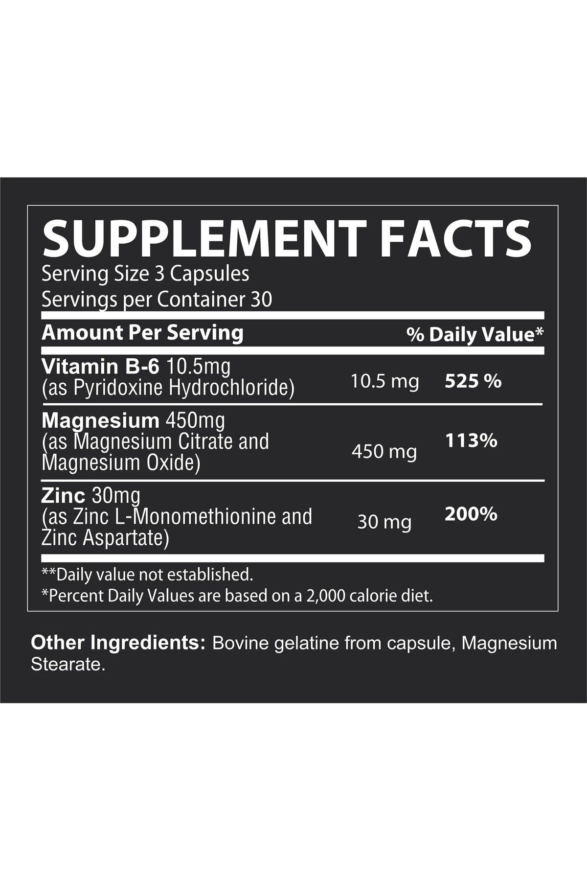 DYNAMIK MUSCLE-ZMA, Full Spectrum, 90 Caps, 30 Servings 2