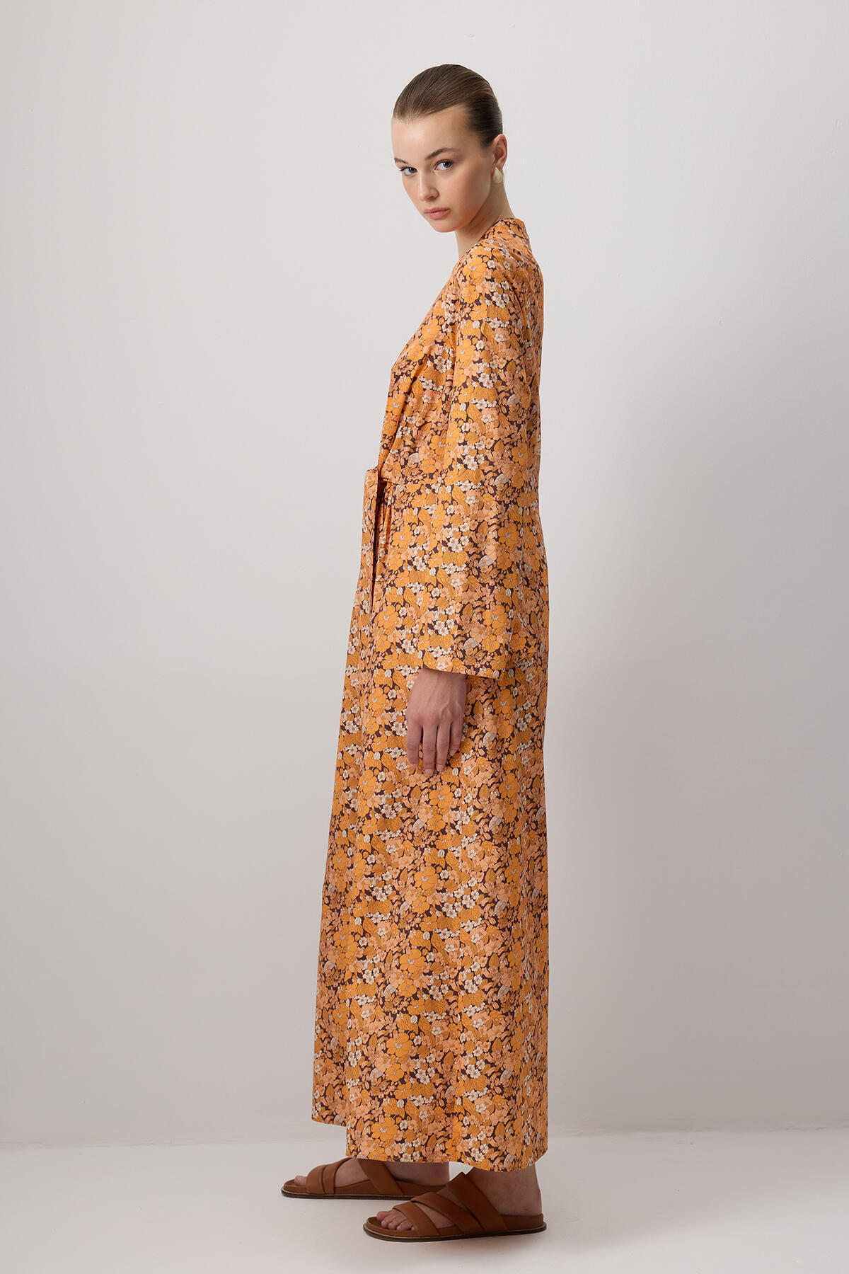 Touché Privé-Belly Tie Cotton Dress 4