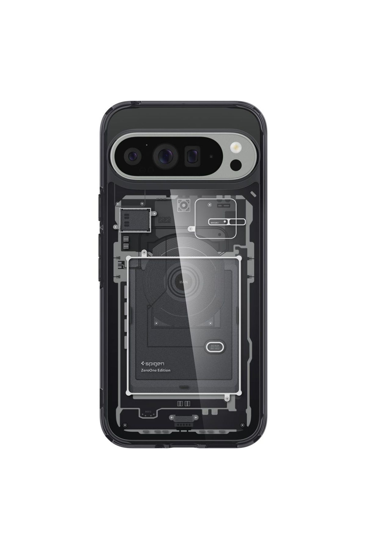 Spigen-Case for Google Pixel 9 Pro XL - Spigen Ultra Hybrid Zero One - Matte Black 4