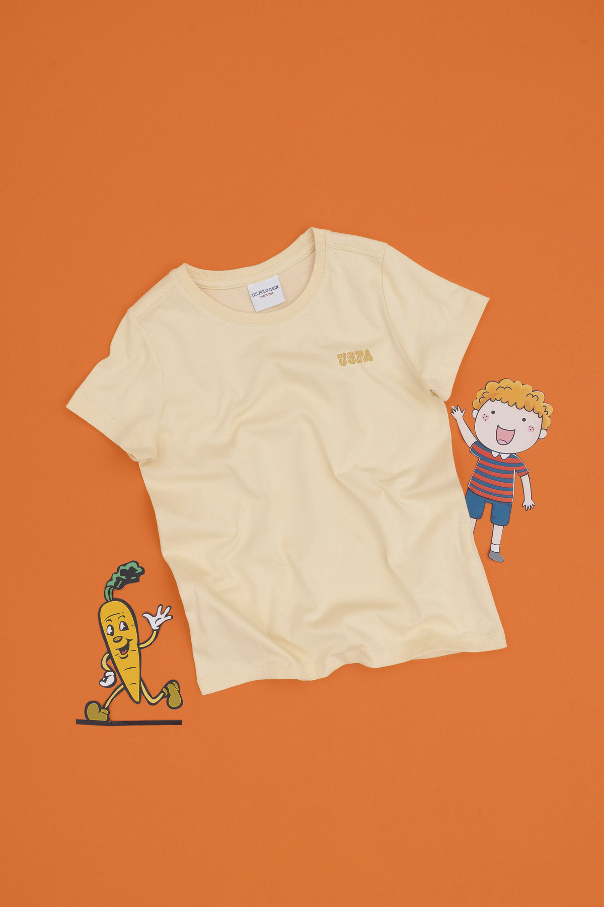 یو اس پولو تیشرت پسرانه یقه گرد طرح Ecru کد ۵۰۳۱۳۹۳۲-VR۱۱۰ یو اس پولو تیشرت پسرانه یقه گرد طرح Ecru کد ۵۰۳۱۳۹۳۲-VR۱۱۰